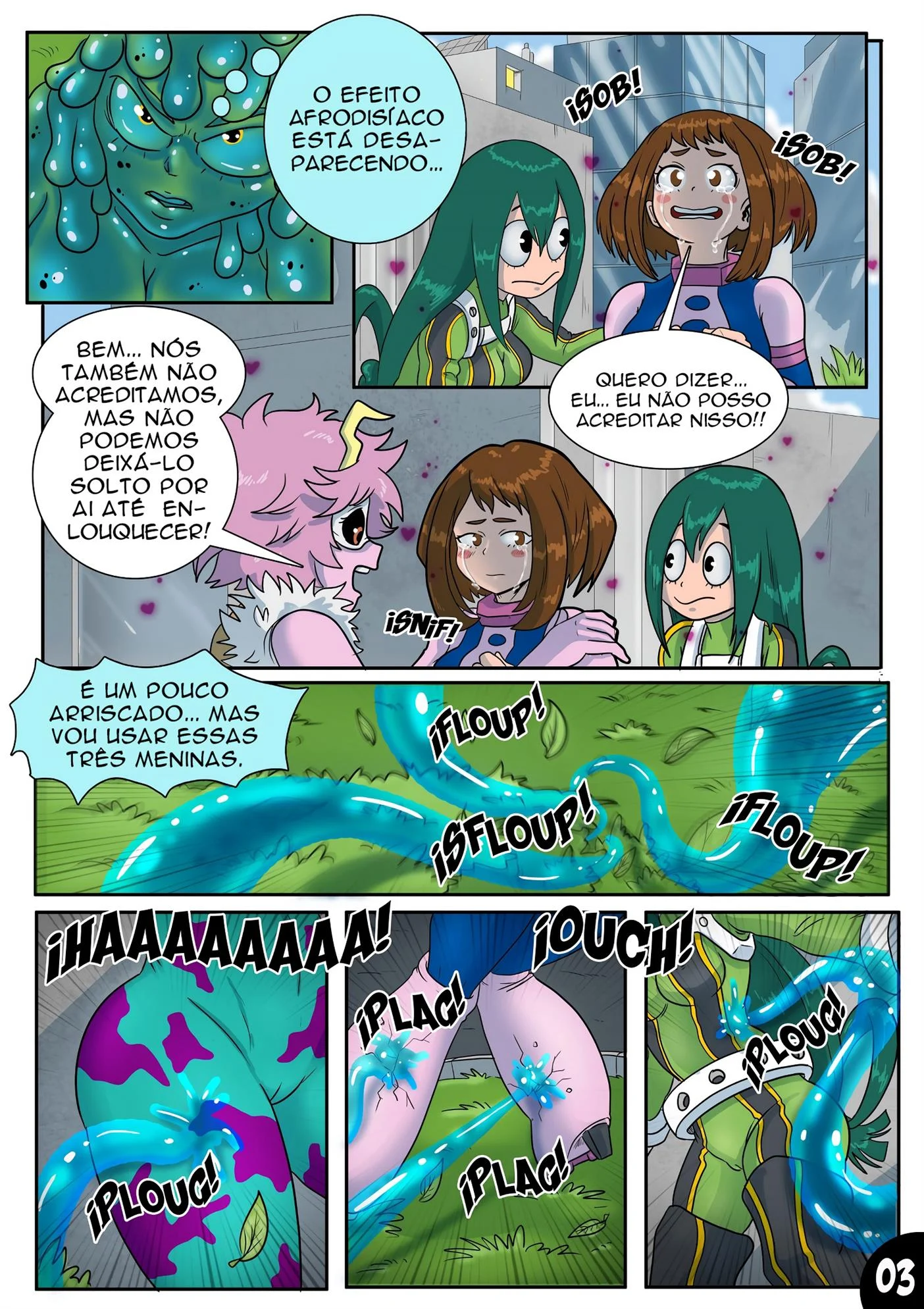 Deku e o v&iacute;rus do tes&atilde;o 3 &ndash; HQ Hentai &ndash; Quadrinho De Sexo Em PT-BR