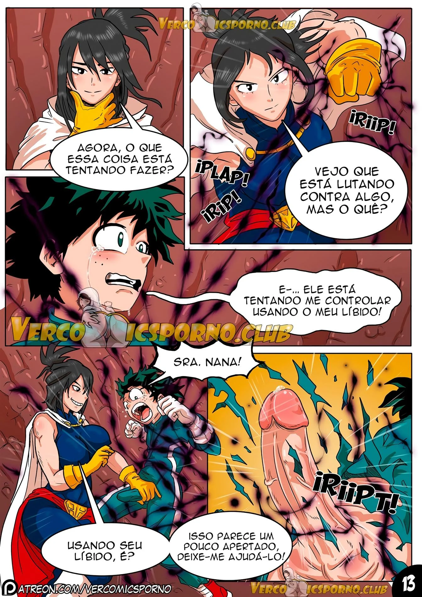 Deku e o v&iacute;rus do tes&atilde;o &ndash; HQ Hentai &ndash; Tradu&ccedil;&atilde;o Completa