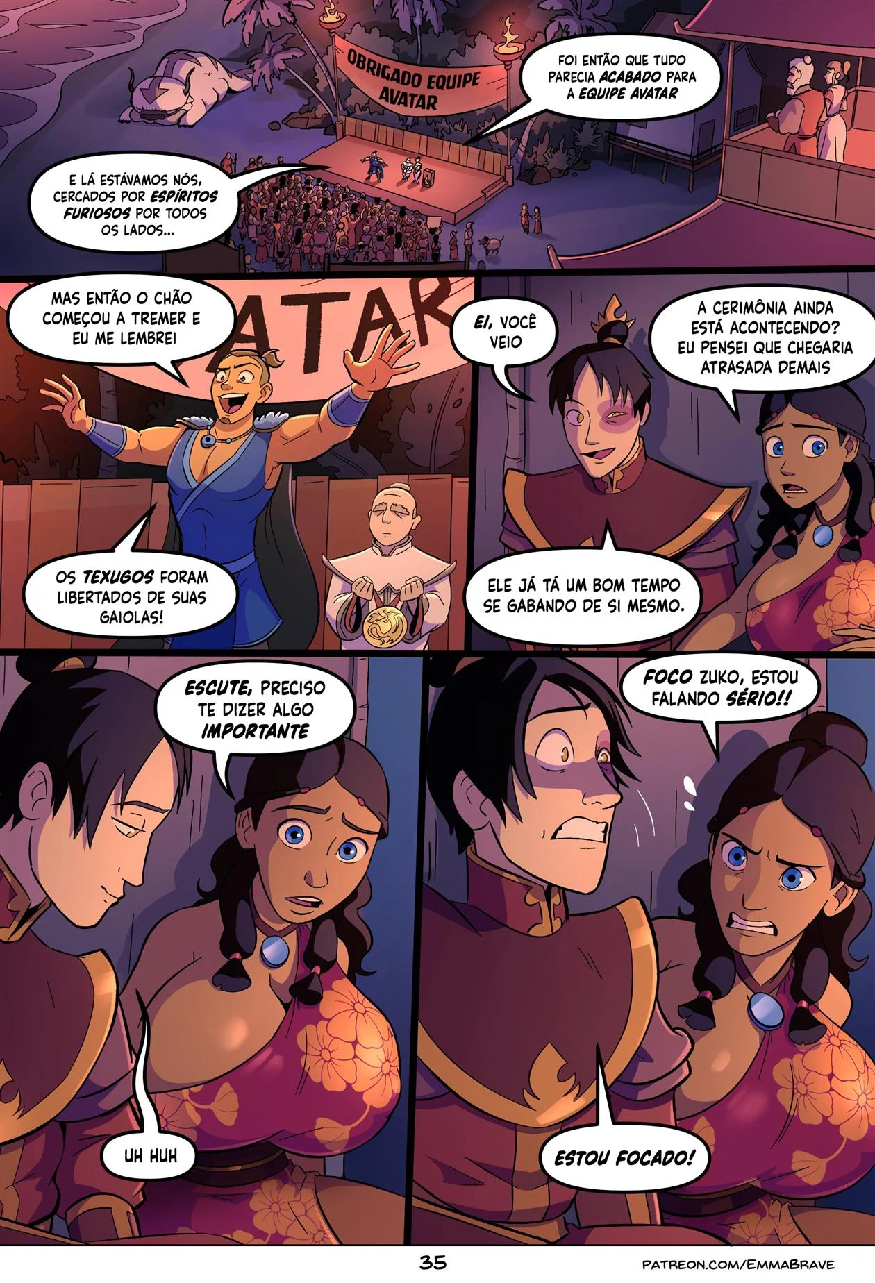 Depois do Avatar &ndash; Azula Hentai &ndash; Ler Quadrinho Porno PT-BR