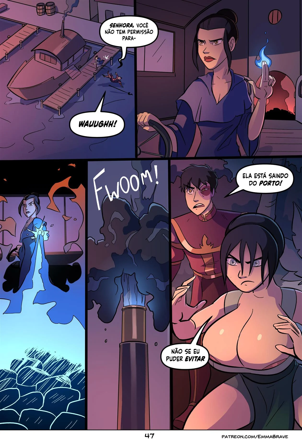 Depois do Avatar &ndash; Azula Hentai &ndash; Ler Quadrinho Porno PT-BR