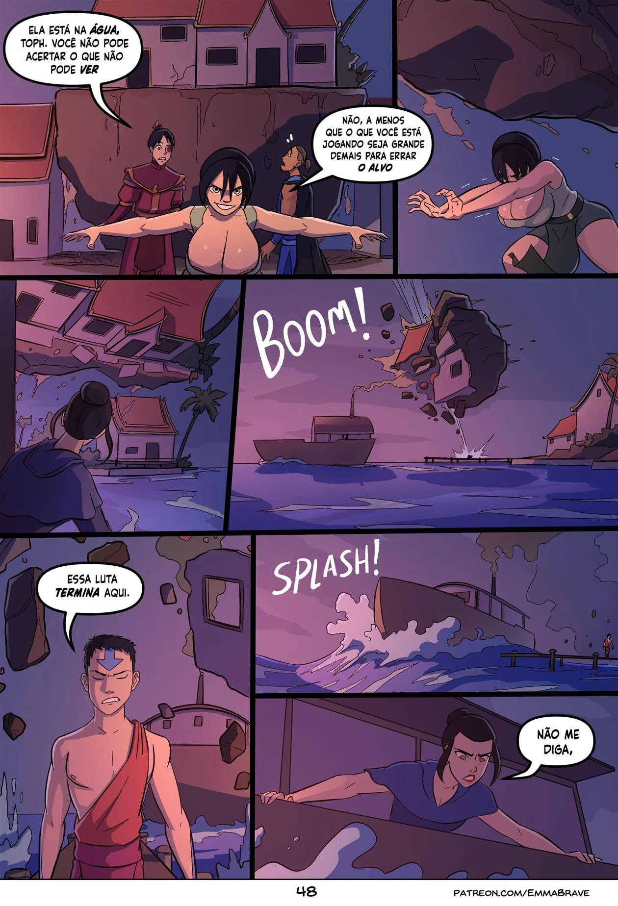 Depois do Avatar &ndash; Azula Hentai &ndash; Ler Quadrinho Porno PT-BR