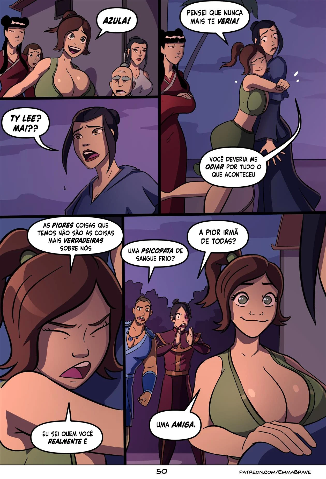 Depois do Avatar &ndash; Azula Hentai &ndash; Ler Quadrinho Porno PT-BR