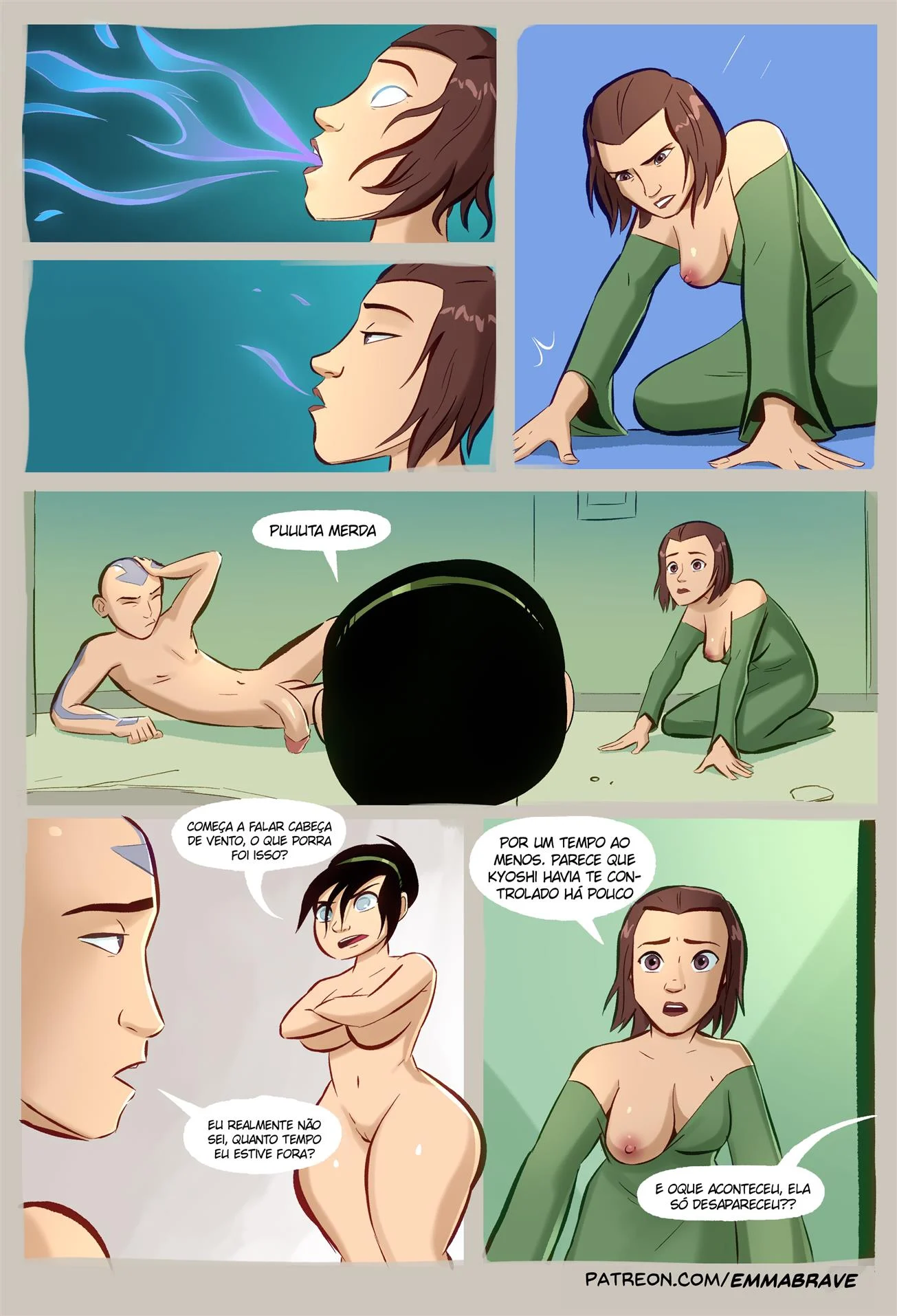 Depois do Avatar &ndash; Azula Hentai &ndash; Ler Quadrinho Porno PT-BR