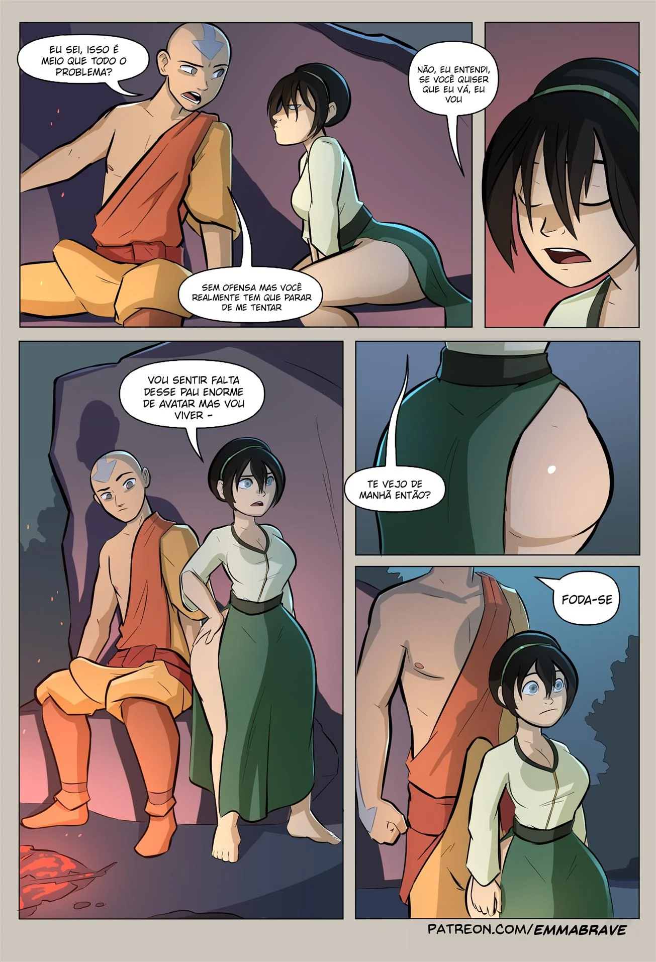 Depois do Avatar &ndash; Azula Hentai &ndash; Ler Quadrinho Porno PT-BR