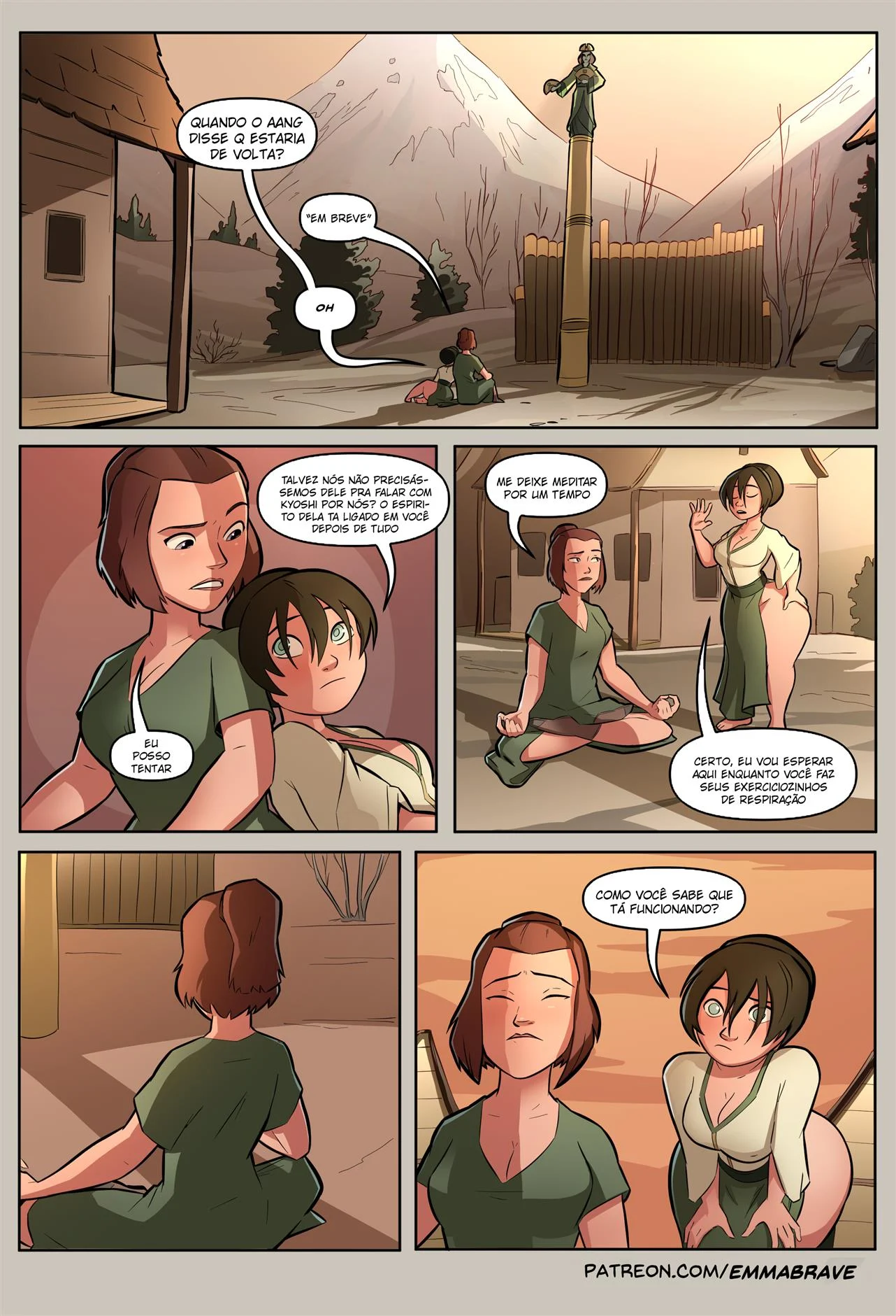 Depois do Avatar &ndash; Azula Hentai &ndash; Ler Quadrinho Porno PT-BR