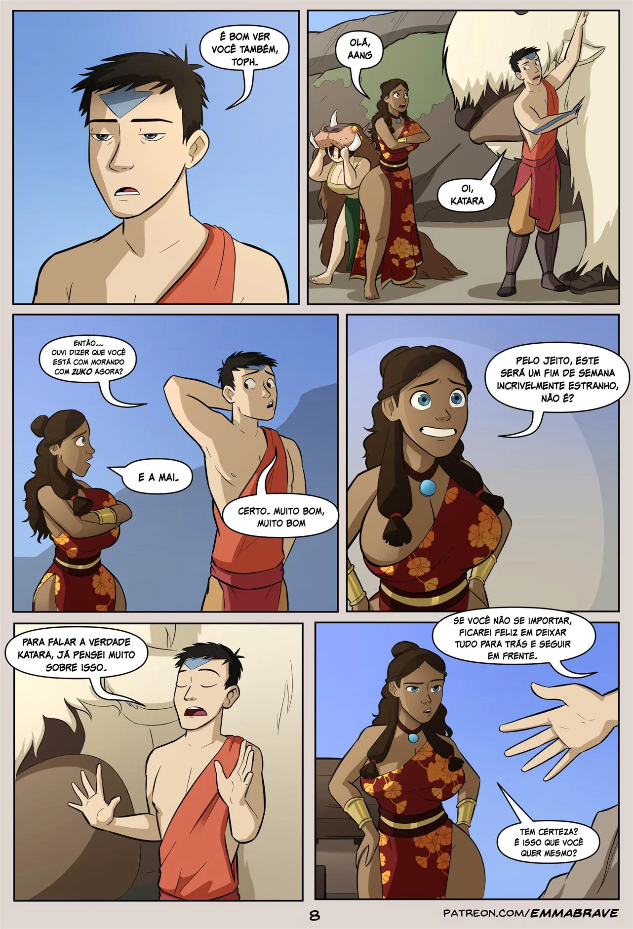 Depois do Avatar &ndash; Azula Hentai &ndash; Ler Quadrinho Porno PT-BR