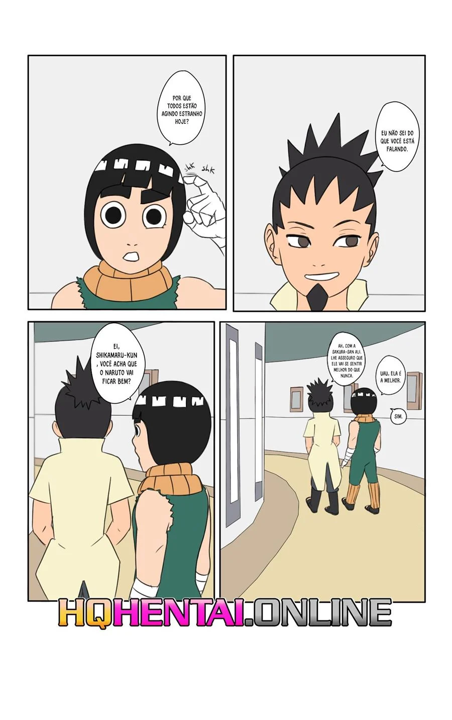 Dias quentes em Konoha - Naruto Sexo em quadrinho