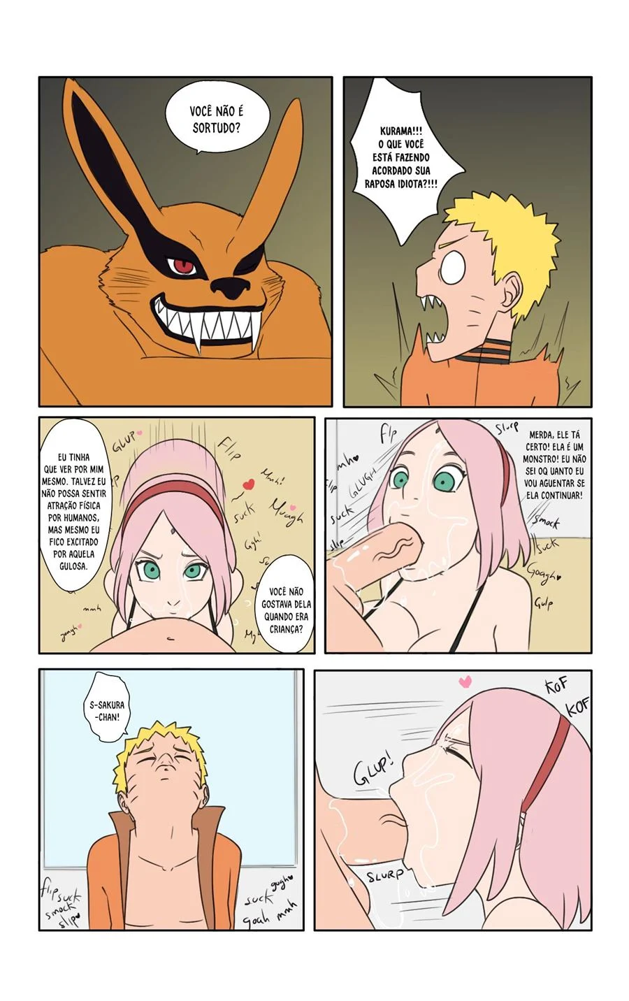 Dias quentes em Konoha - Naruto Sexo em quadrinho