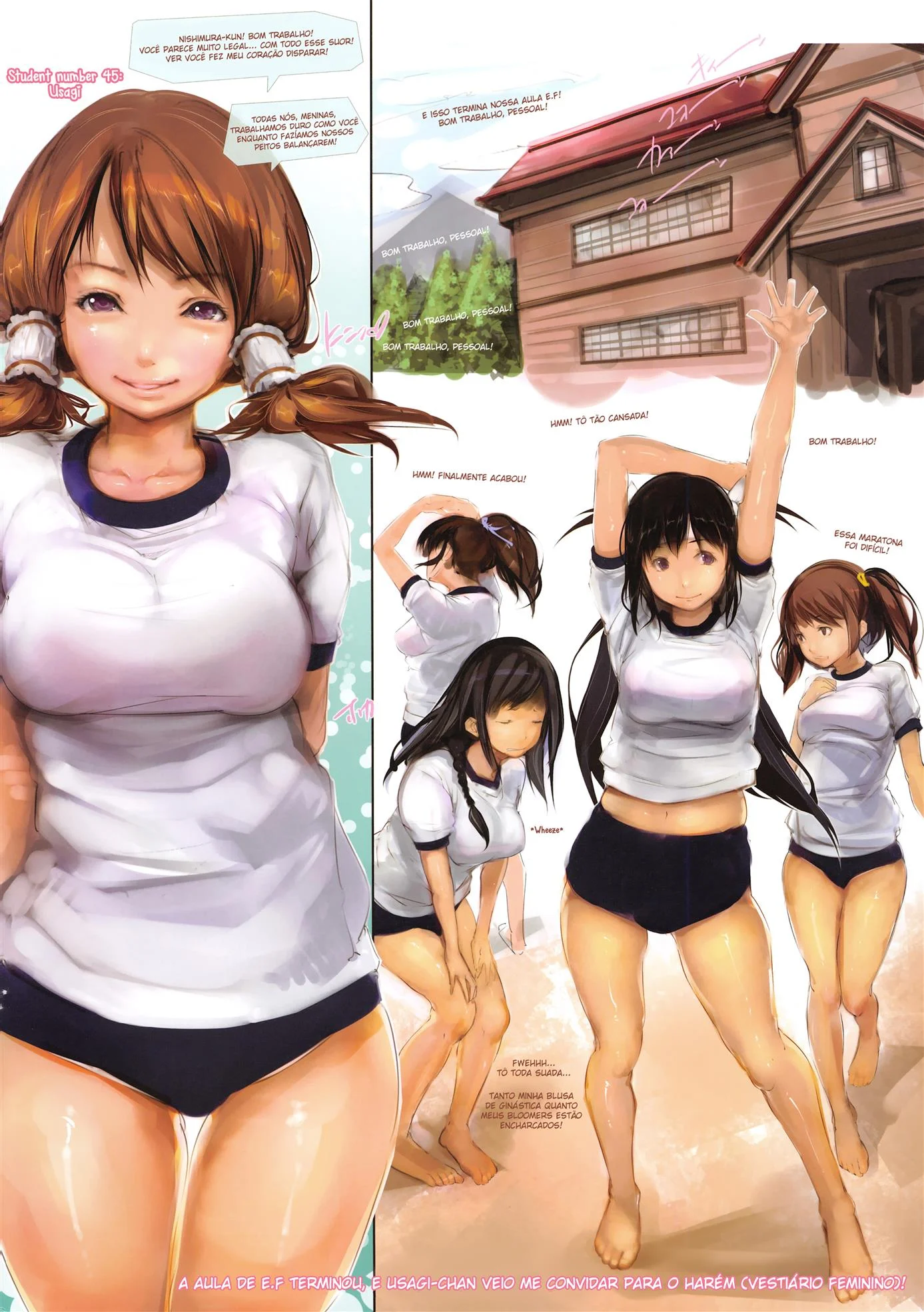Divers&atilde;o com o har&eacute;m de colegiais &ndash; HQ Hentai &ndash; Todo em PT-BR