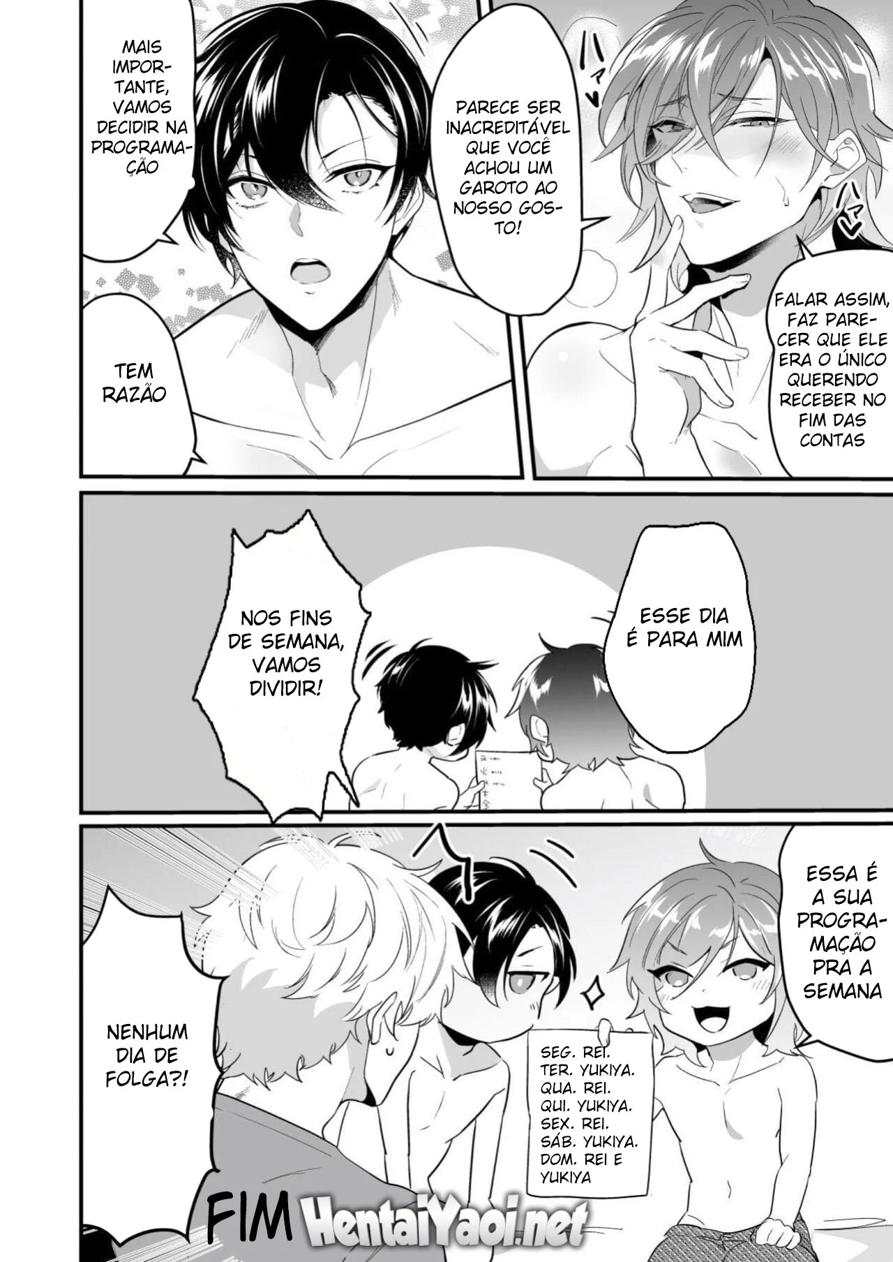 Dois Caras Safados Sugaram Minha Porra – Hentai Gay – Tradução Nacional