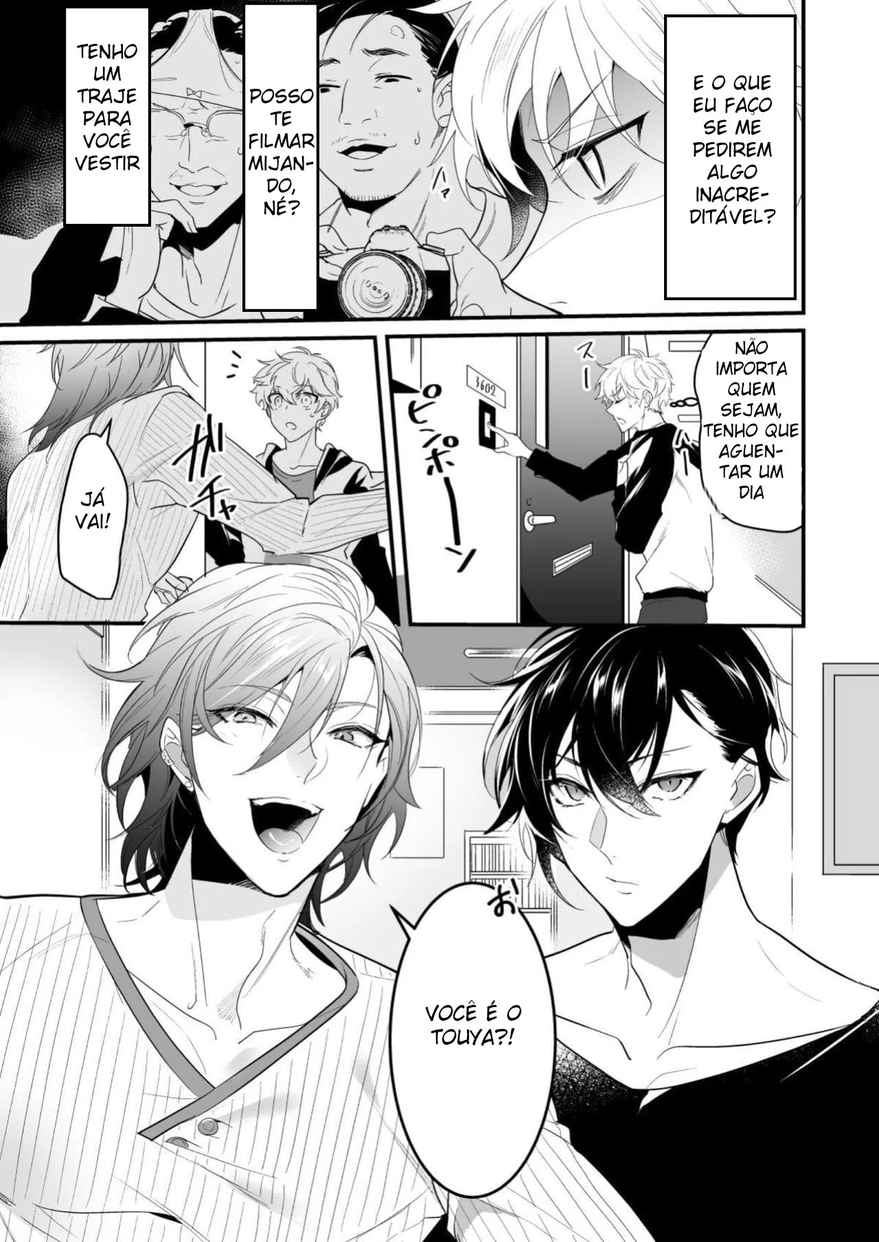 Dois Caras Safados Sugaram Minha Porra – Hentai Gay – Tradução Nacional