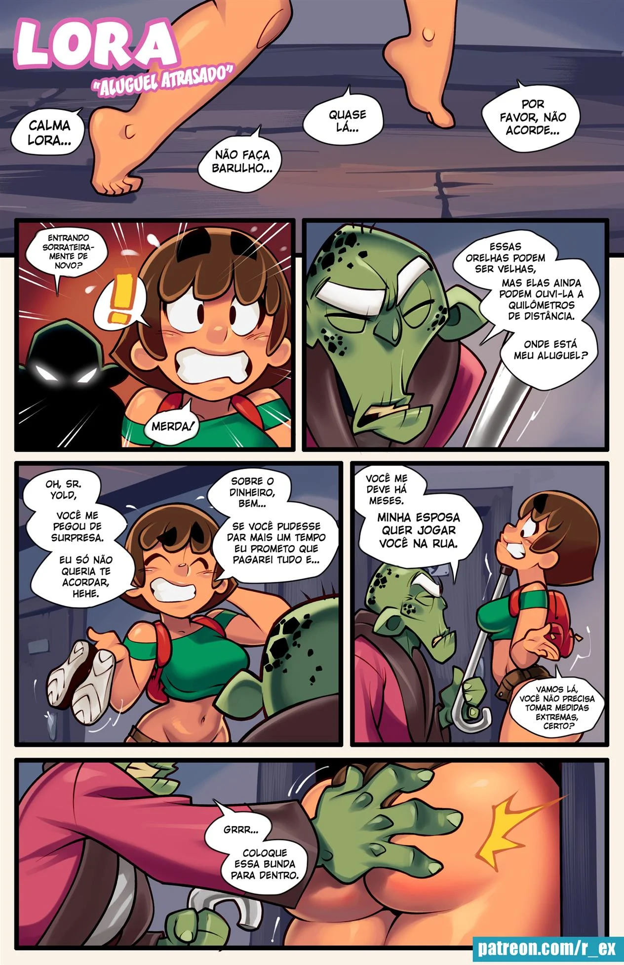 Dora a Aventureira Safada 2 &ndash; Bund&atilde;o &ndash; Quadrinho De Sexo Em PT-BR