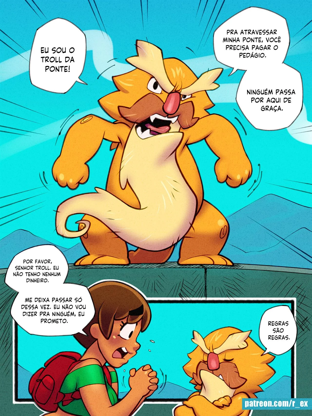 Dora e a ponte do Troll &ndash; Anal &ndash; Tradu&ccedil;&atilde;o Completa