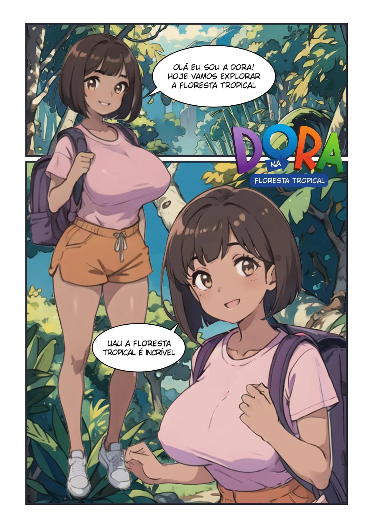 Dora Fodida no Mato &ndash; Quadrinhos Eroticos &ndash; Hentai em Portugu&ecirc;s