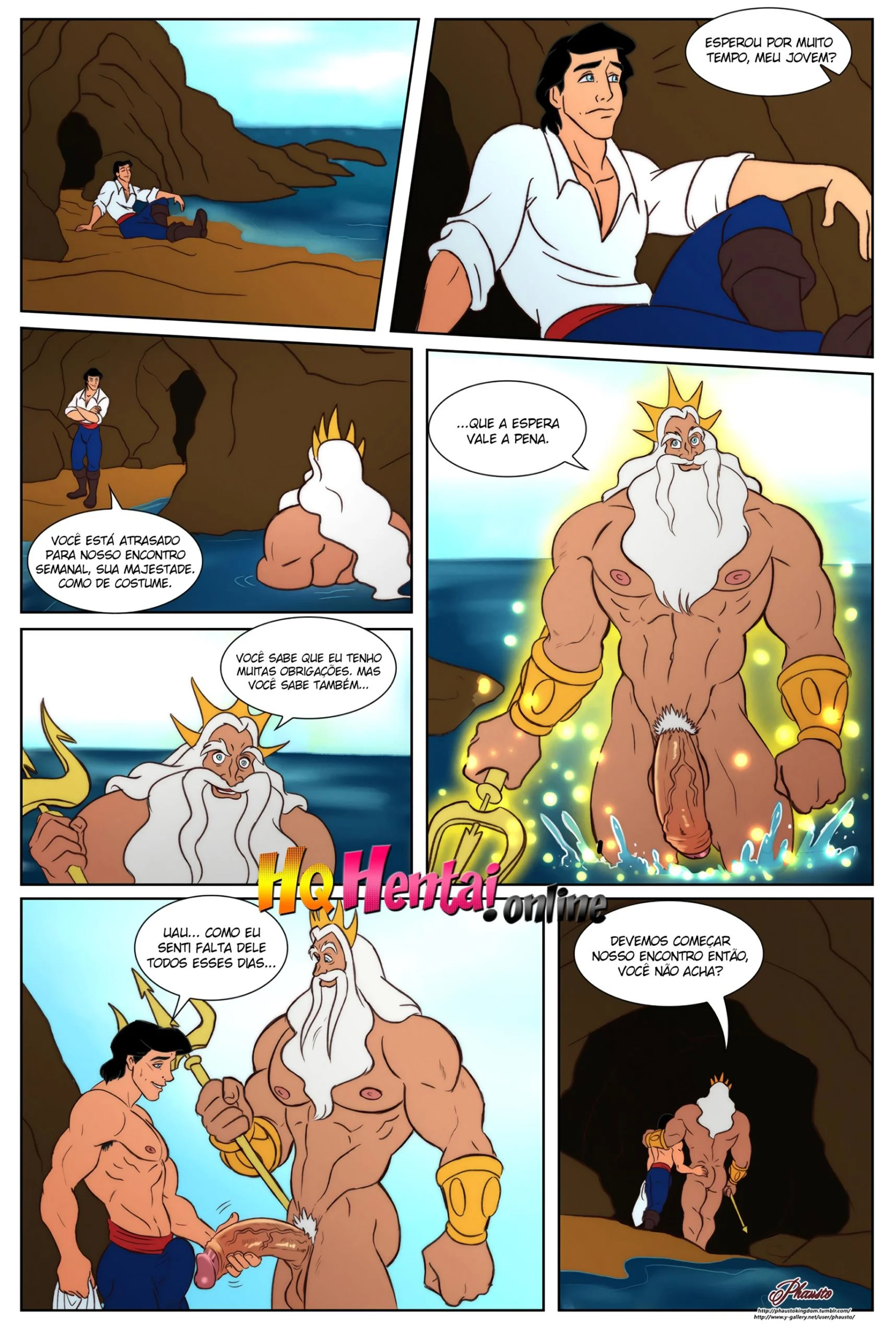 Encontro com o Rei Tritão – A Pequena Sereia Pornô – Completo Encontro com o Rei Tritão – A Pequena Sereia Pornô – Completo