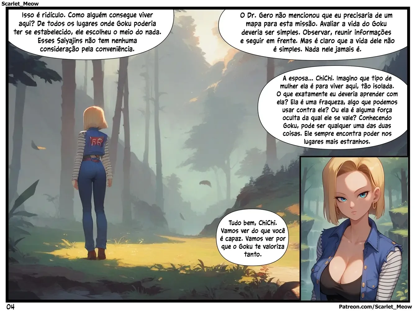 Enquanto Goku N&atilde;o Est&aacute; 4 &ndash; Dragon Ball Hentai &ndash; Ler Quadrinho Completos