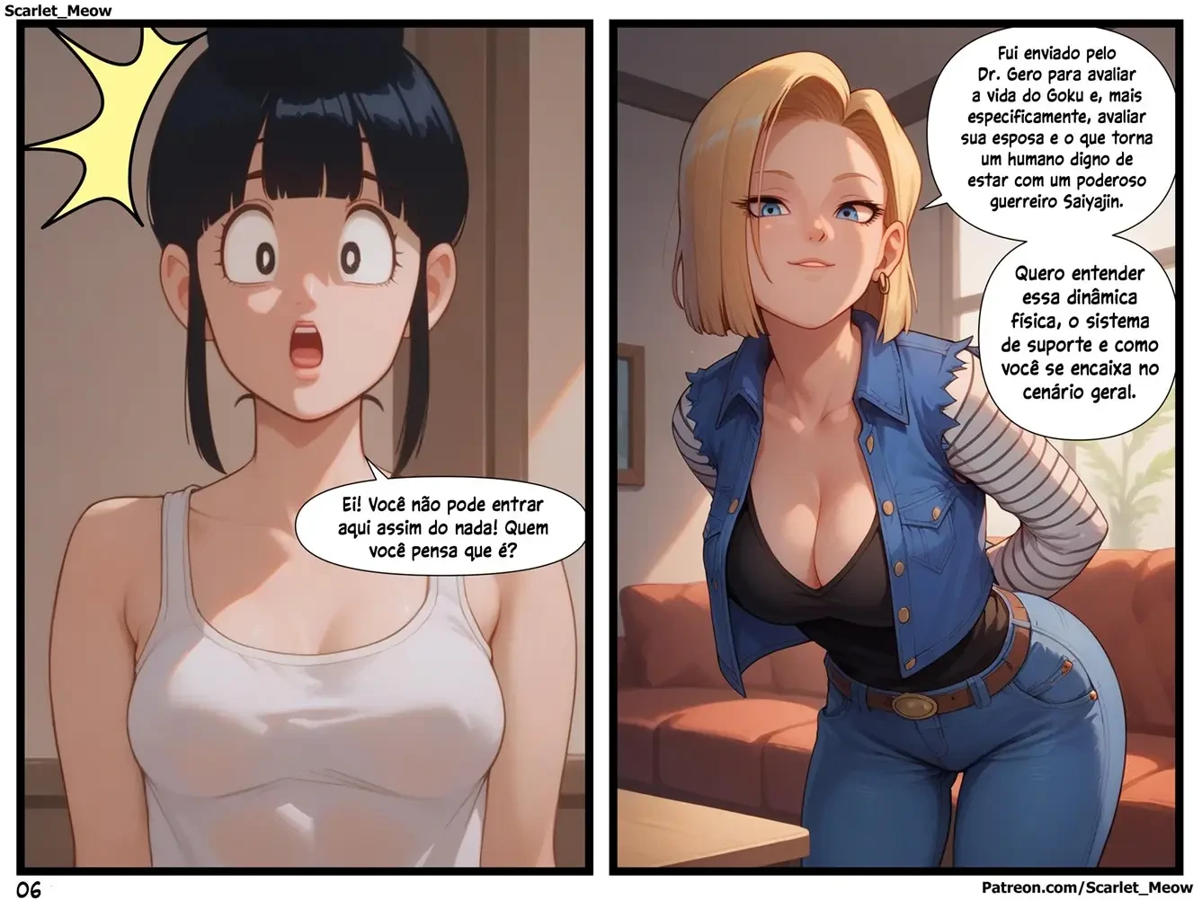 Enquanto Goku N&atilde;o Est&aacute; 4 &ndash; Dragon Ball Hentai &ndash; Ler Quadrinho Completos