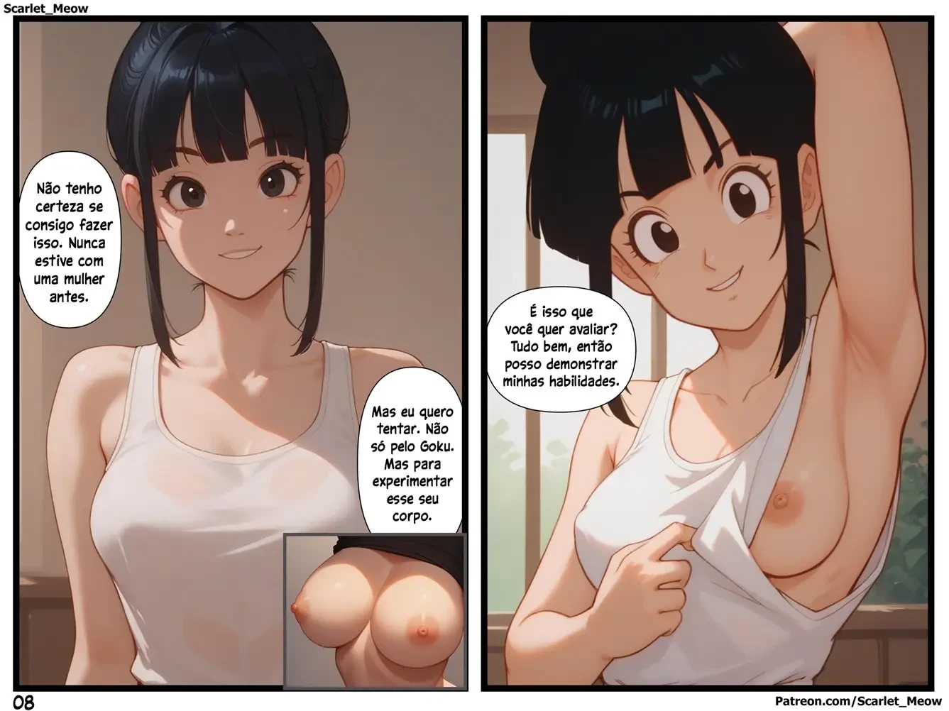 Enquanto Goku N&atilde;o Est&aacute; 4 &ndash; Dragon Ball Hentai &ndash; Ler Quadrinho Completos