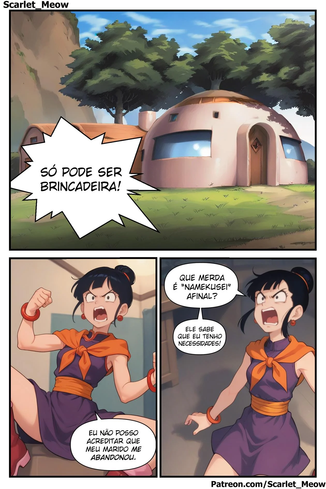 Enquanto Goku n&atilde;o est&aacute; &ndash; HQ Hentai &ndash; Em Portugu&ecirc;s