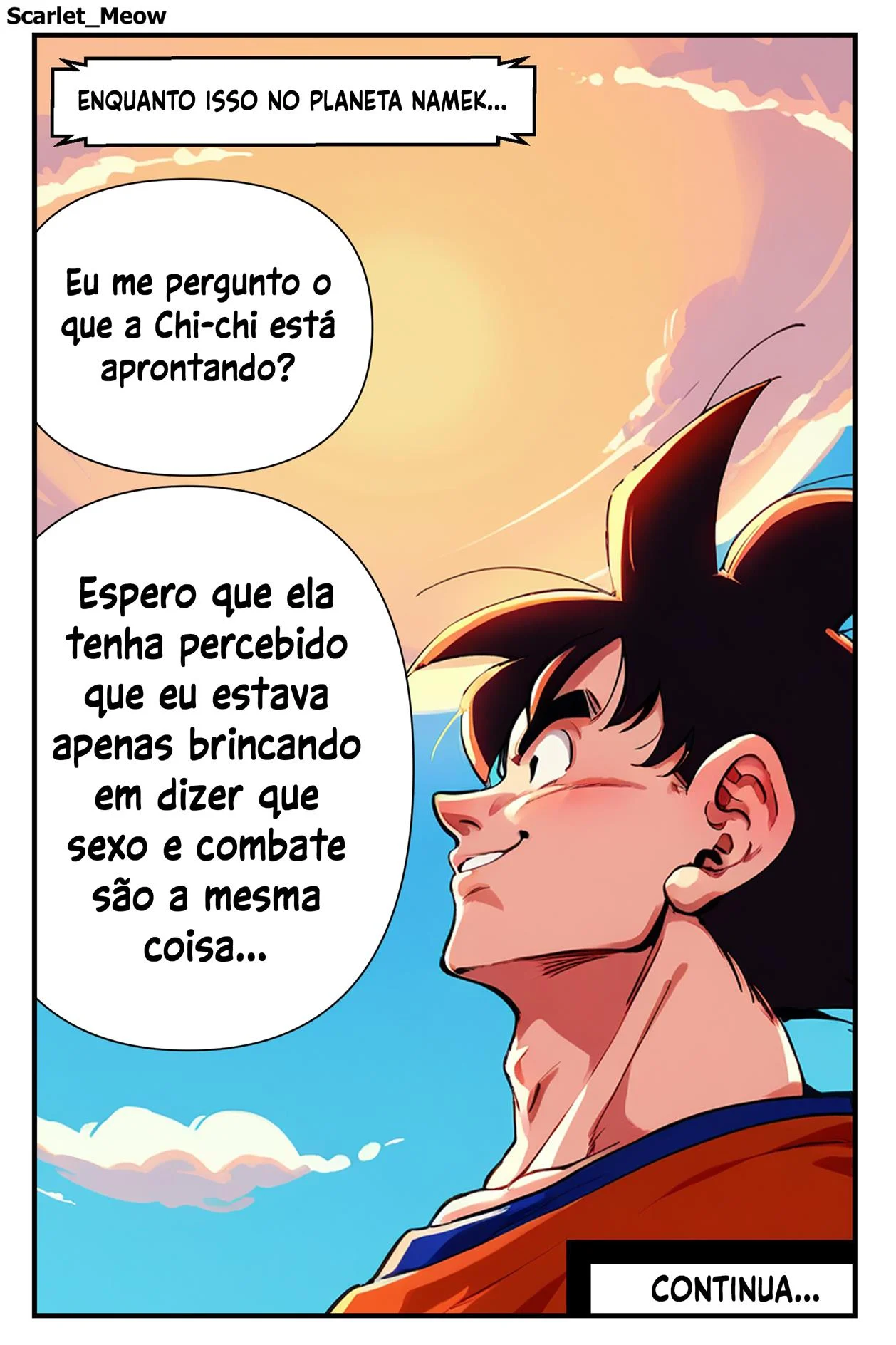Enquanto Goku n&atilde;o est&aacute; &ndash; HQ Hentai &ndash; Em Portugu&ecirc;s