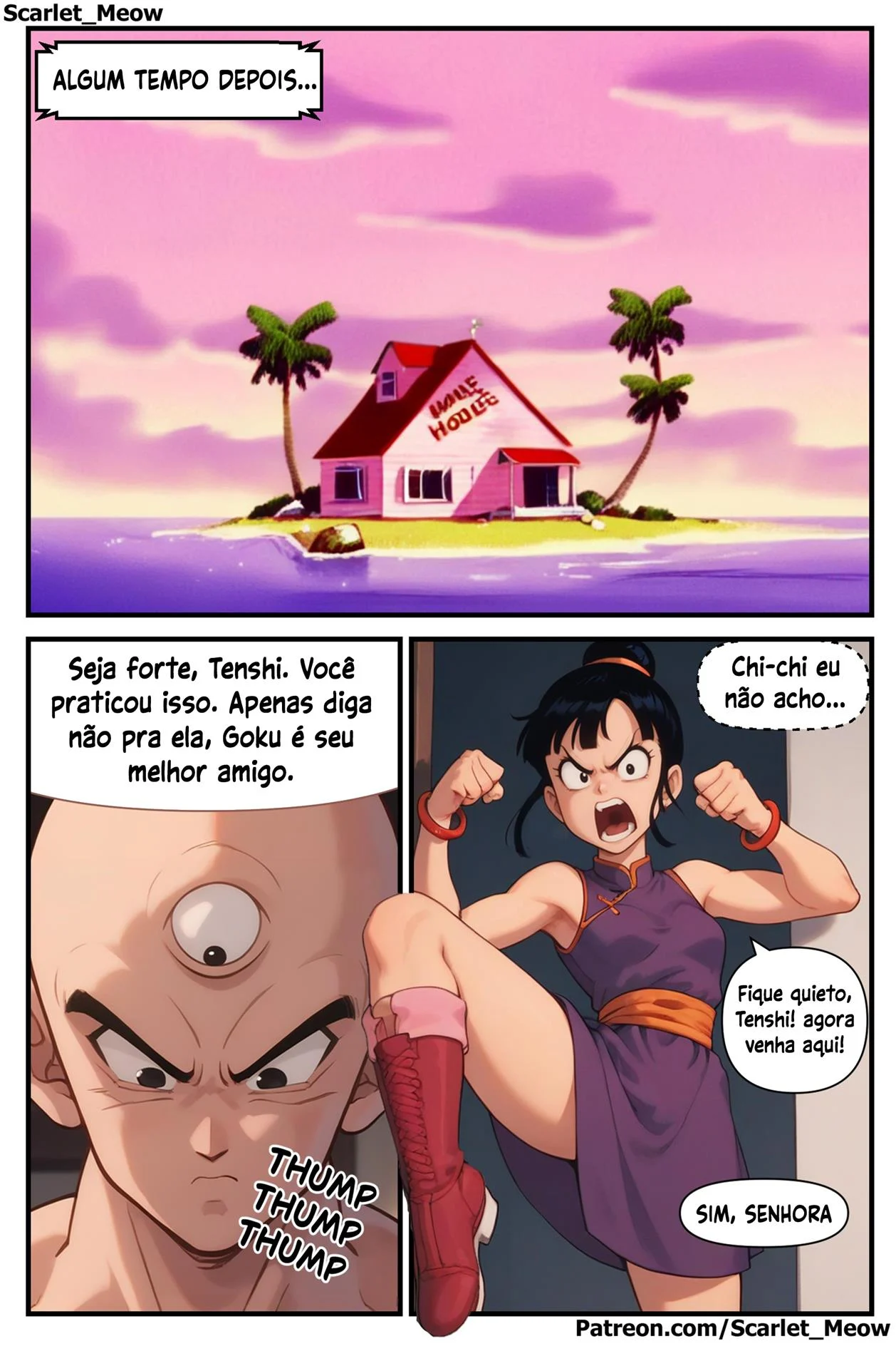 Enquanto Goku n&atilde;o est&aacute; &ndash; HQ Hentai &ndash; Em Portugu&ecirc;s