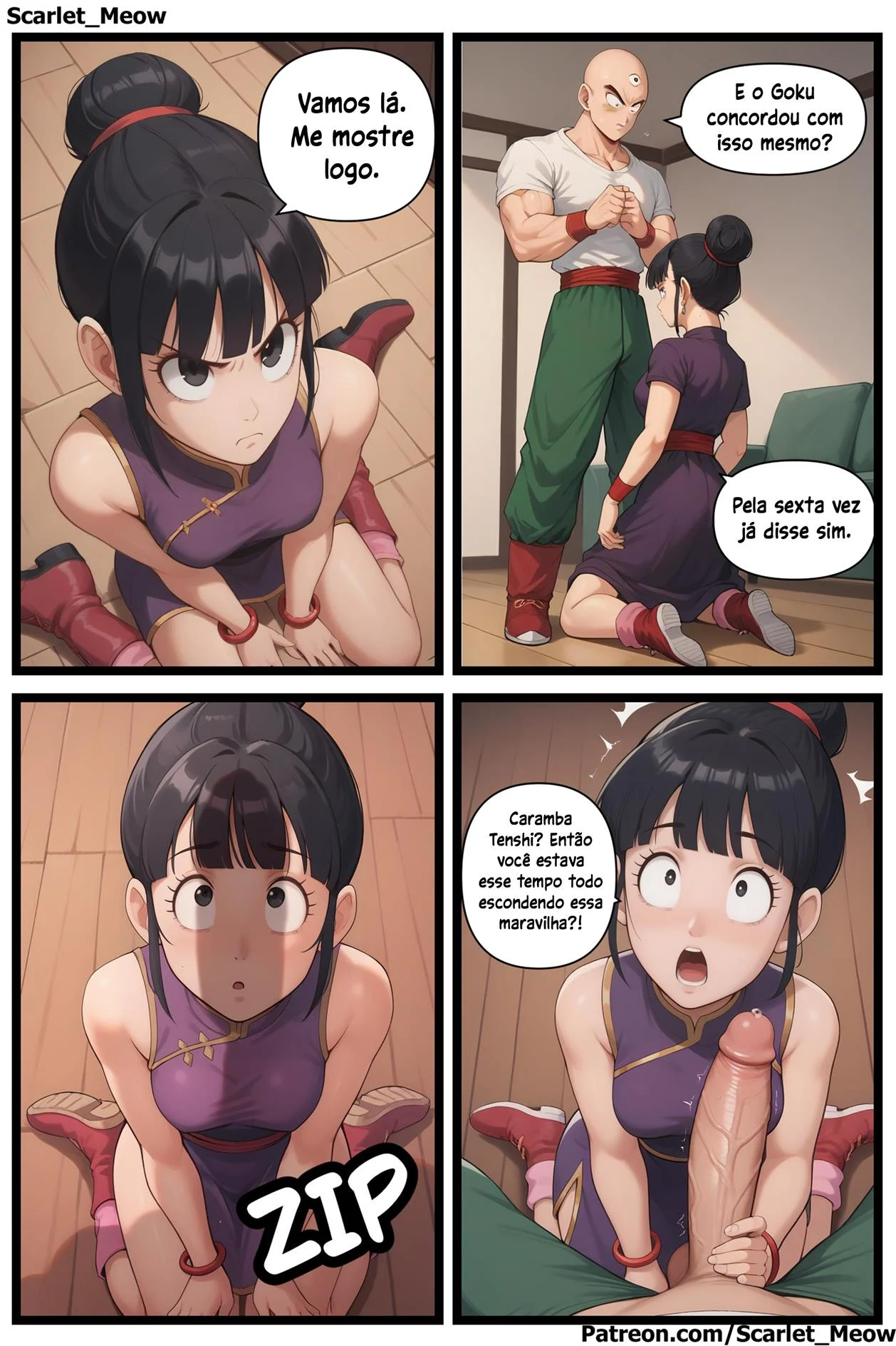 Enquanto Goku n&atilde;o est&aacute; &ndash; HQ Hentai &ndash; Em Portugu&ecirc;s