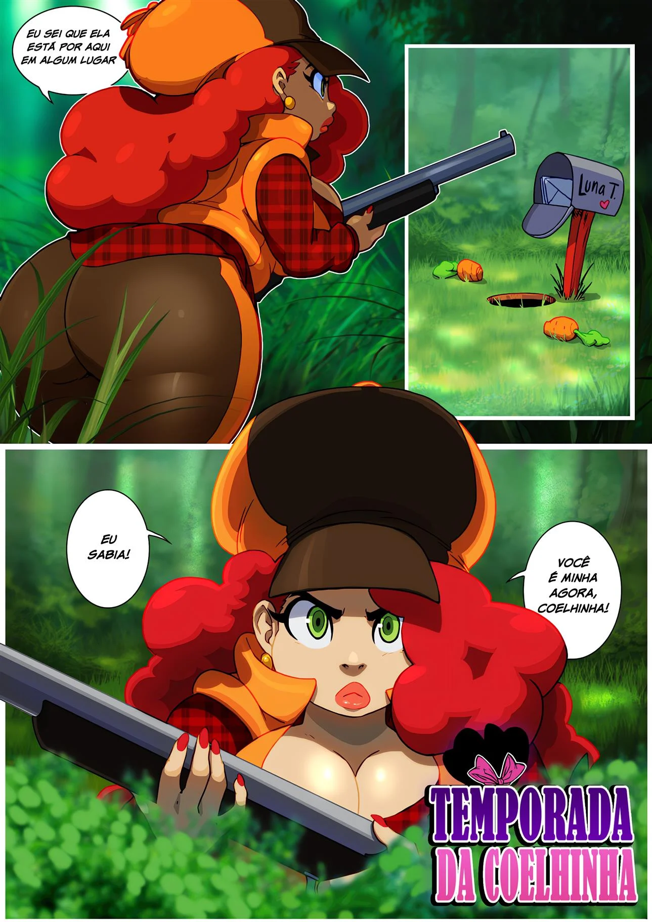 Esta&ccedil;&atilde;o de Ca&ccedil;a a Coelhinha &ndash; Bund&atilde;o &ndash; Quadrinho De Sexo Em PT-BR