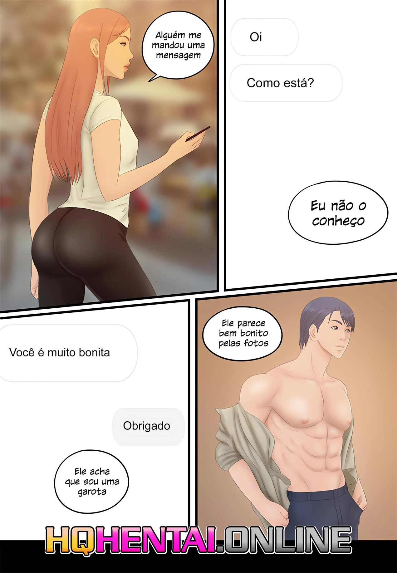 Eu menti pra voc&ecirc; &ndash; Crossdressing &ndash; Quadrinho De Sexo Em PT-BR