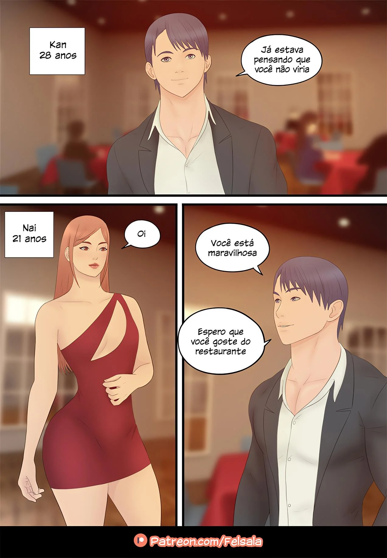 Eu menti pra voc&ecirc; &ndash; Crossdressing &ndash; Quadrinho De Sexo Em PT-BR