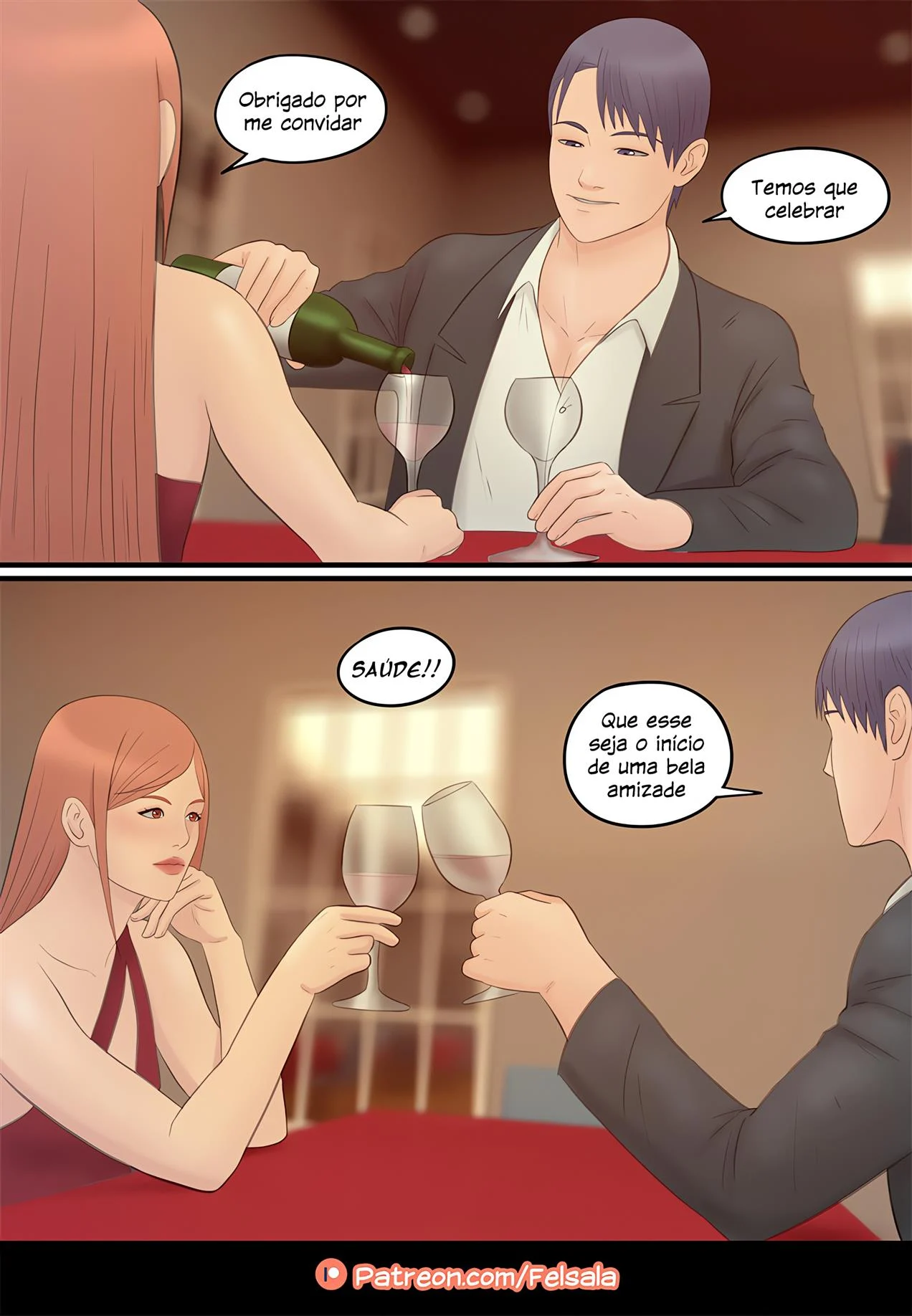 Eu menti pra voc&ecirc; &ndash; Crossdressing &ndash; Quadrinho De Sexo Em PT-BR