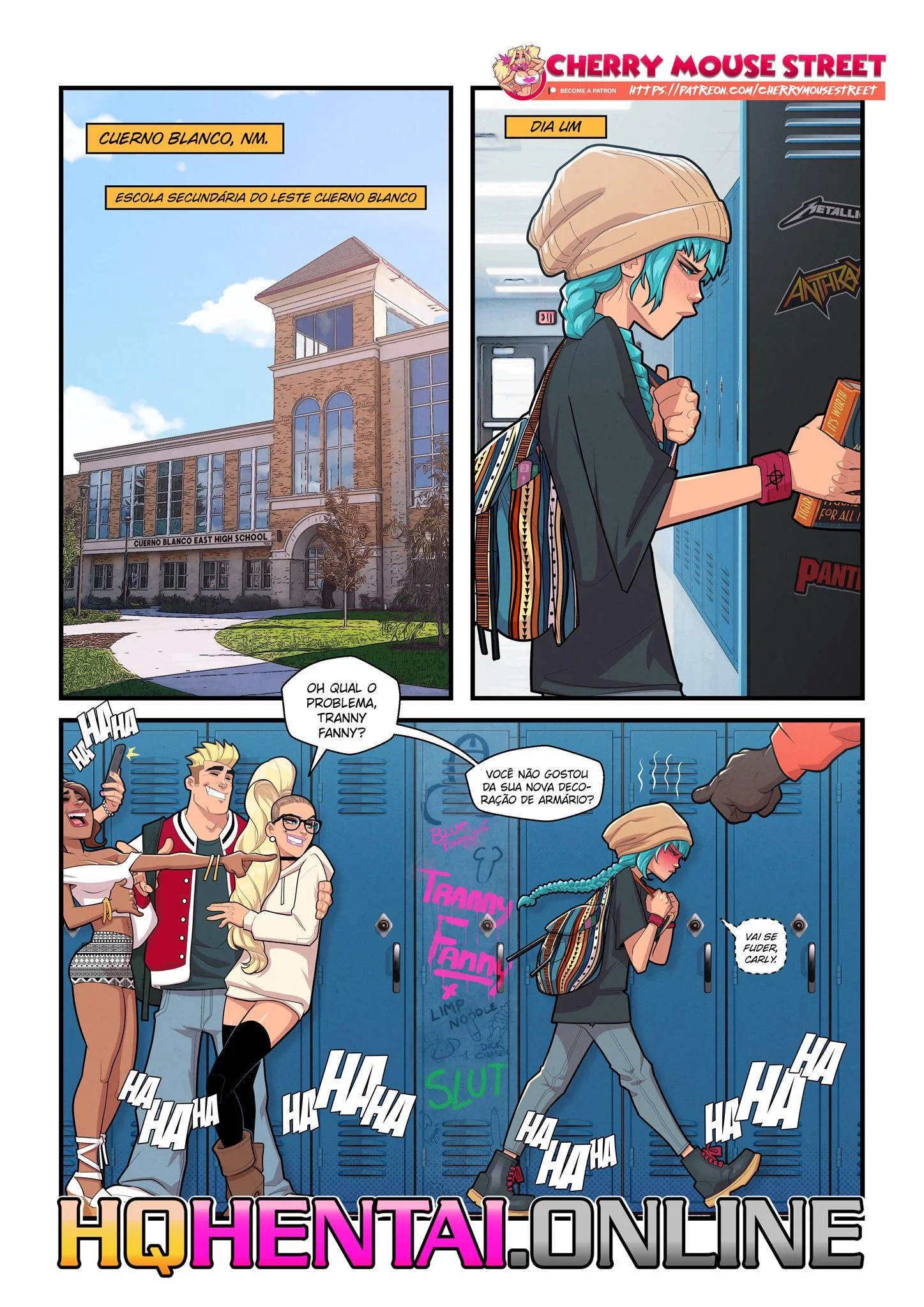 Fanny a vadia da escola – Trap – Quadrinho em Português PT-BR Fanny a vadia da escola – Trap – Quadrinho em Português PT-BR