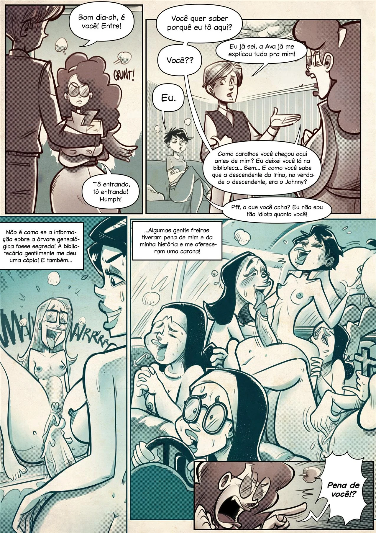 Fantasma com benef&iacute;cios &ndash; HQ De Sexo &ndash; Completo