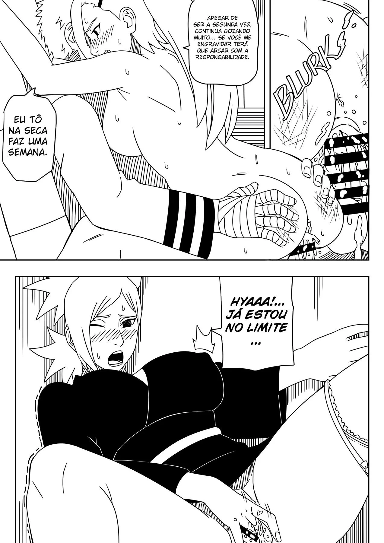 Fazendo Hora Extra no Escritório do Hokage – Temari Hentai – Ler Quadrinho Completos
