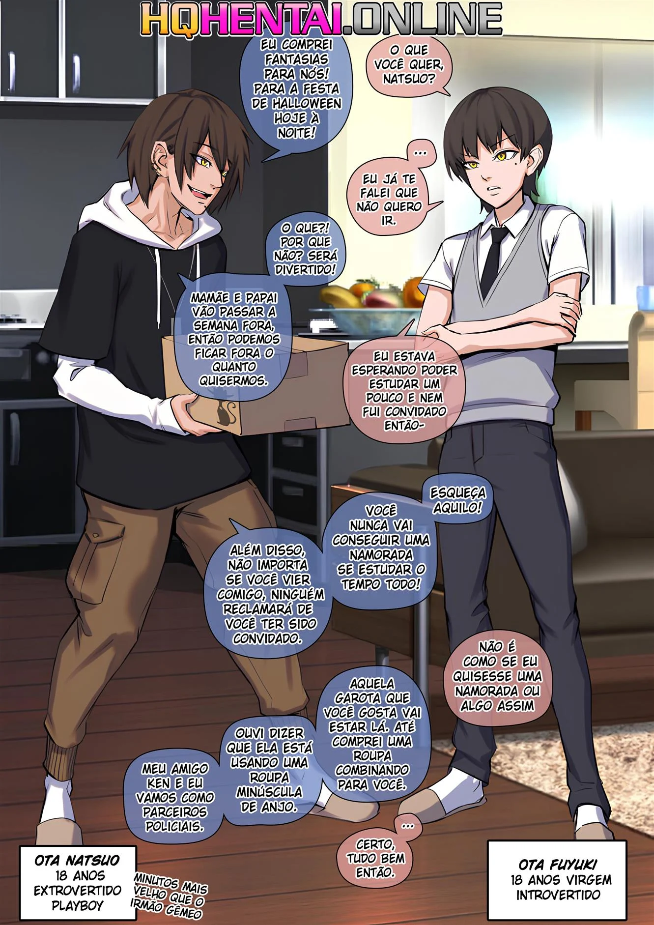 Festa de Halloween &ndash; HQ De Sexo &ndash; Quadrinho De Sexo Em PT-BR