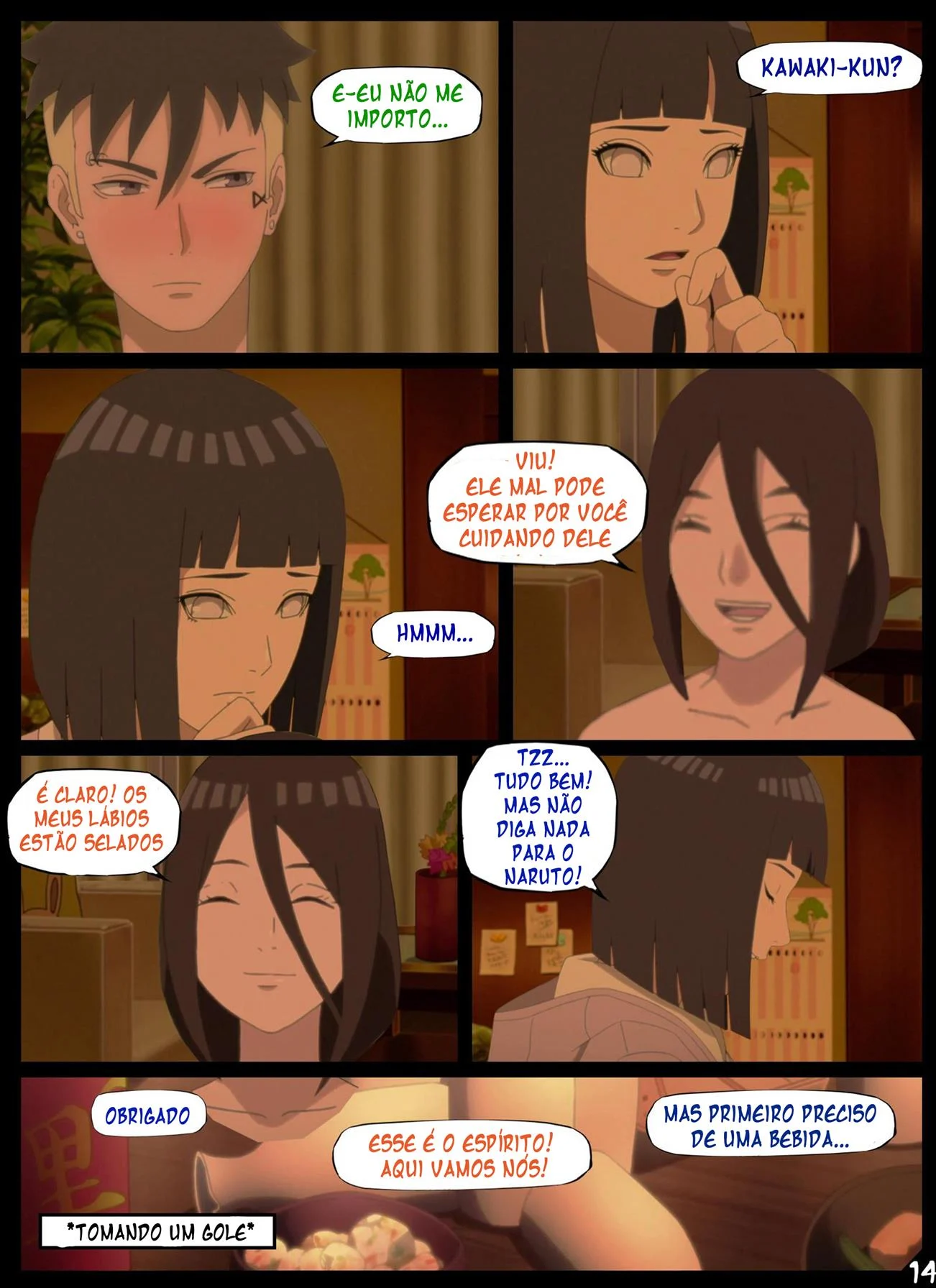 Festa sexual de ano novo dos Hyuga – Peitões – SuperHQ