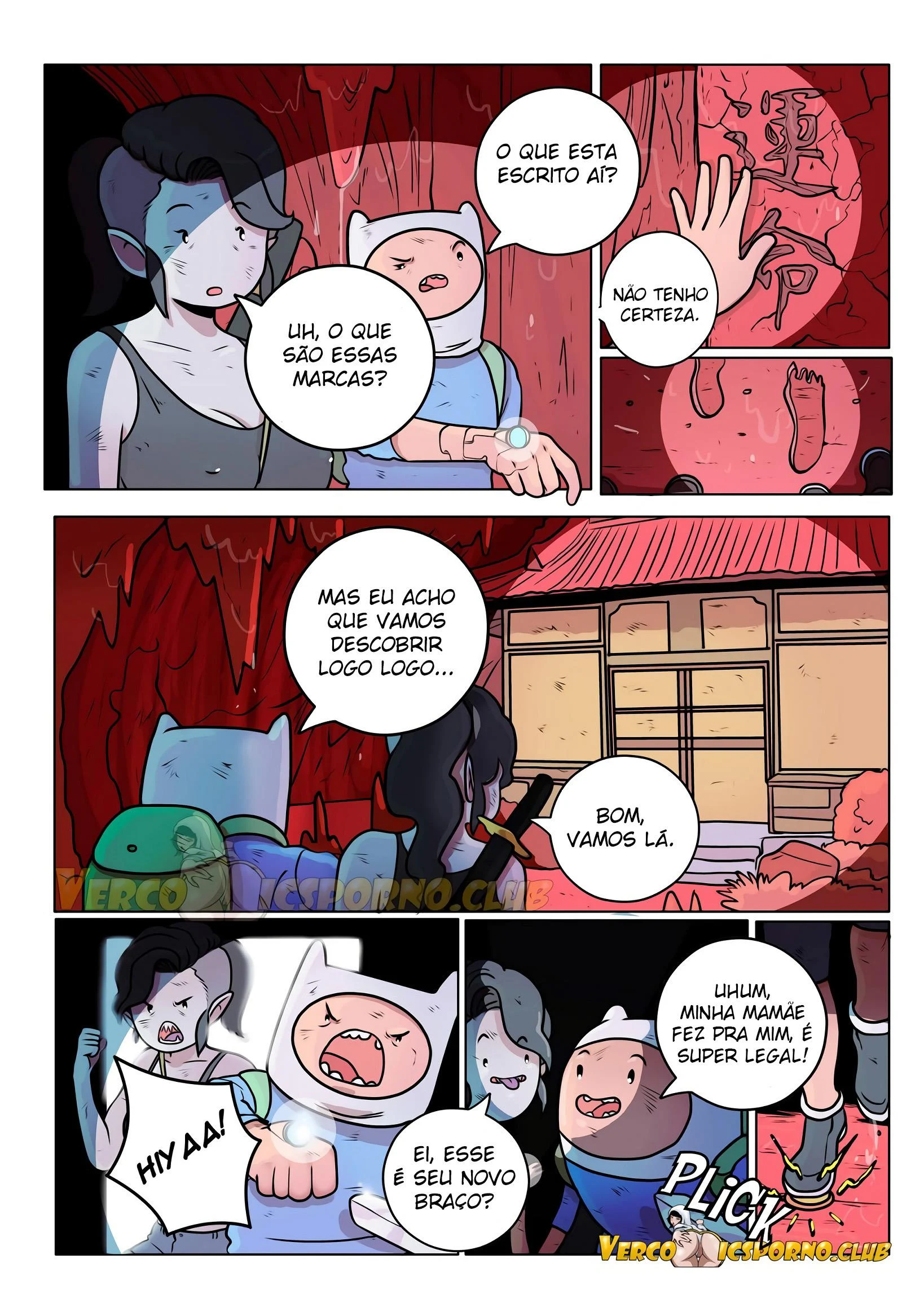 Finn no Mundo da Buceta &ndash; Cartoon &ndash; Quadrinho De Sexo Em PT-BR