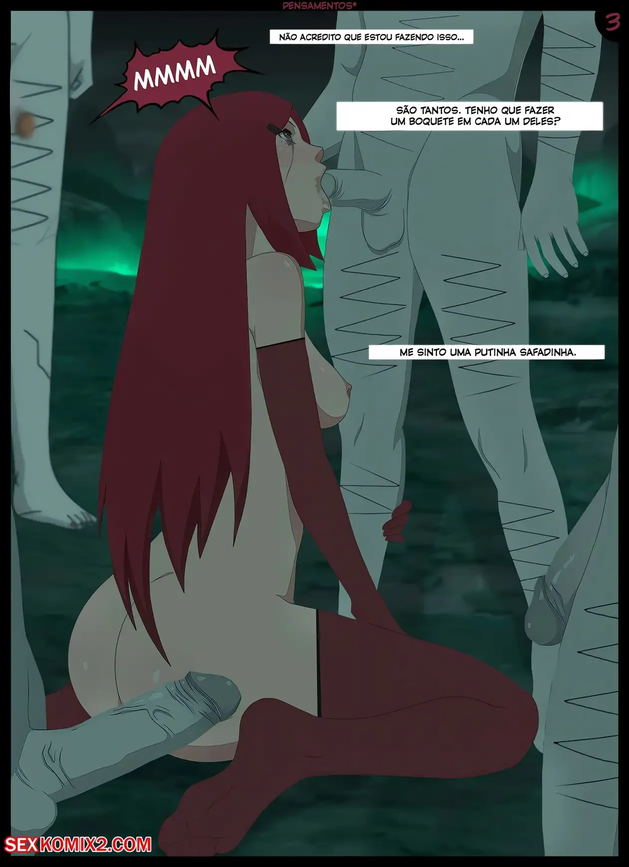 Fodendo a Kushina na Noite de Halloween – Peitões – Todo Traduzido