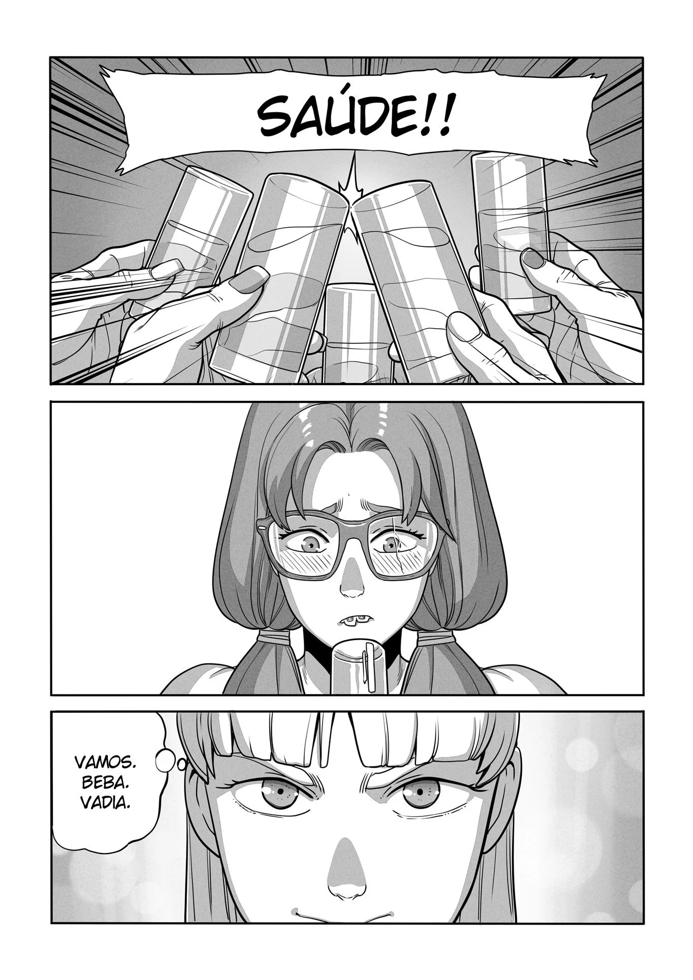 Fodendo a Nerd da Escola &ndash; Yuri &ndash; Ler Quadrinho Porno PT-BR