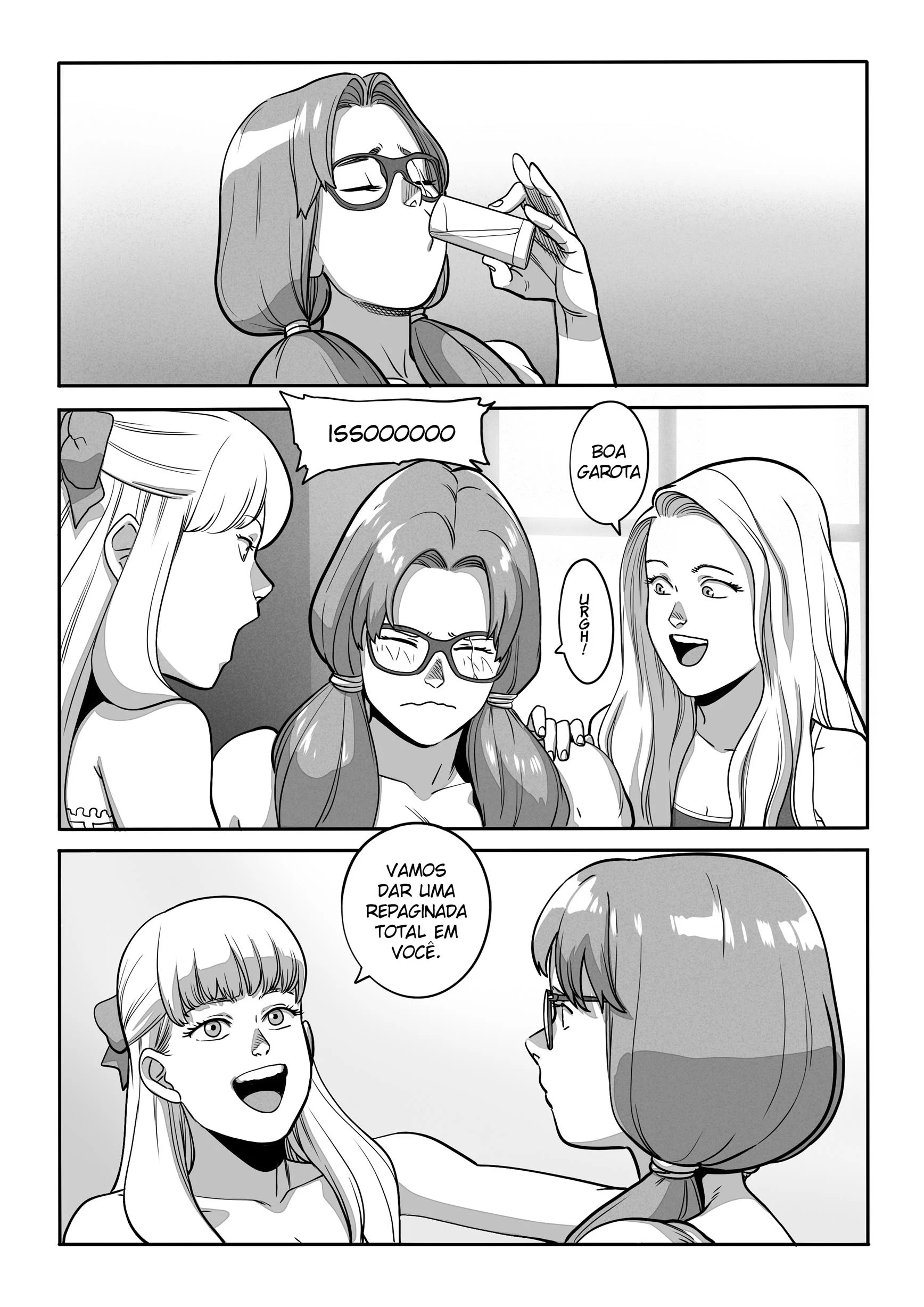 Fodendo a Nerd da Escola &ndash; Yuri &ndash; Ler Quadrinho Porno PT-BR