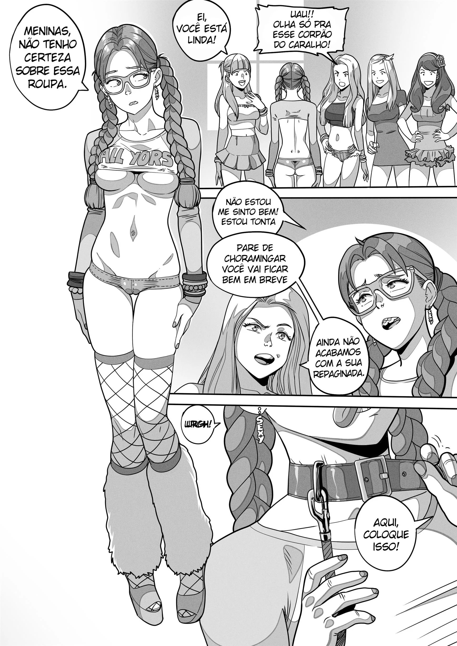 Fodendo a Nerd da Escola &ndash; Yuri &ndash; Ler Quadrinho Porno PT-BR