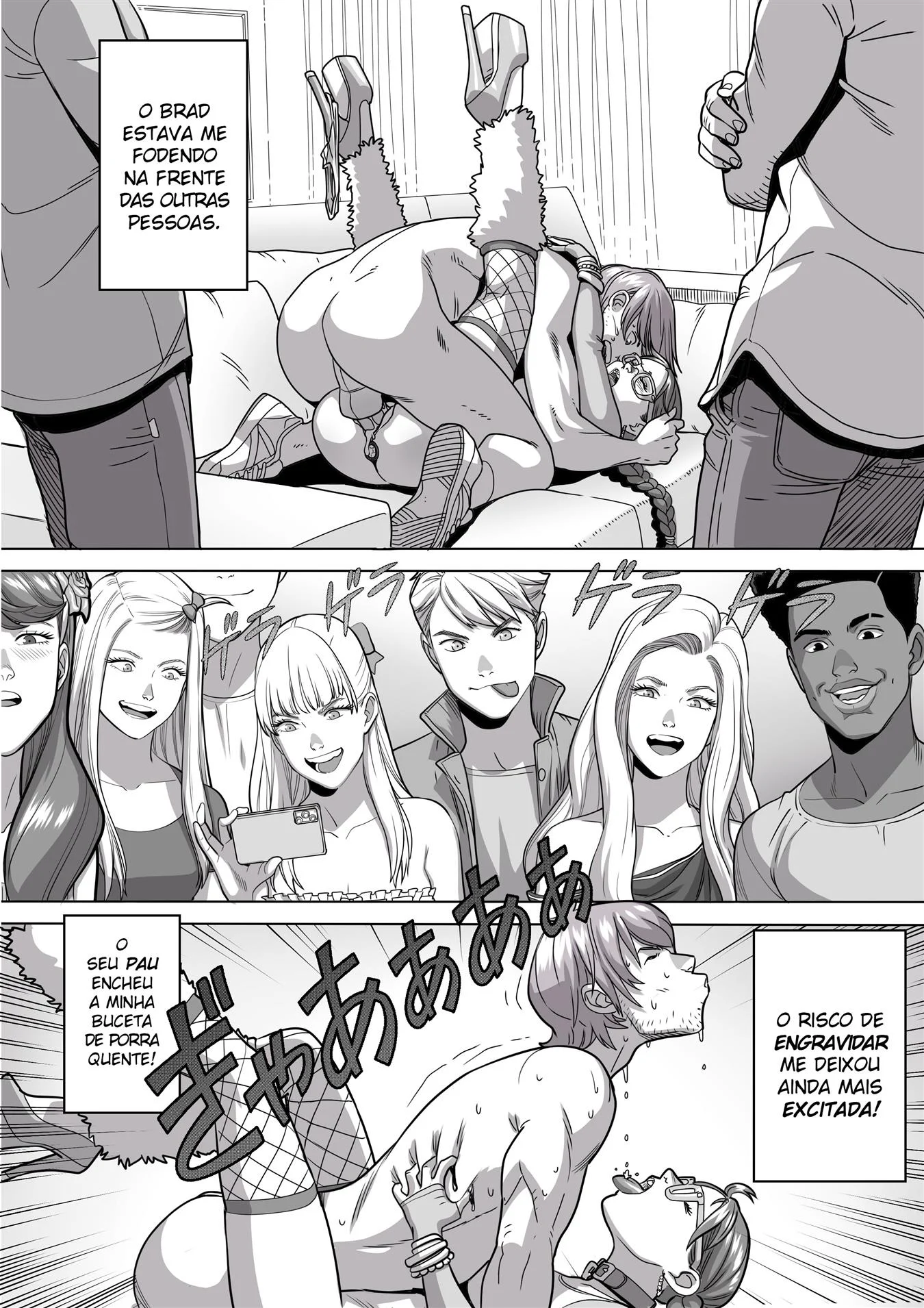 Fodendo a Nerd da Escola &ndash; Yuri &ndash; Ler Quadrinho Porno PT-BR