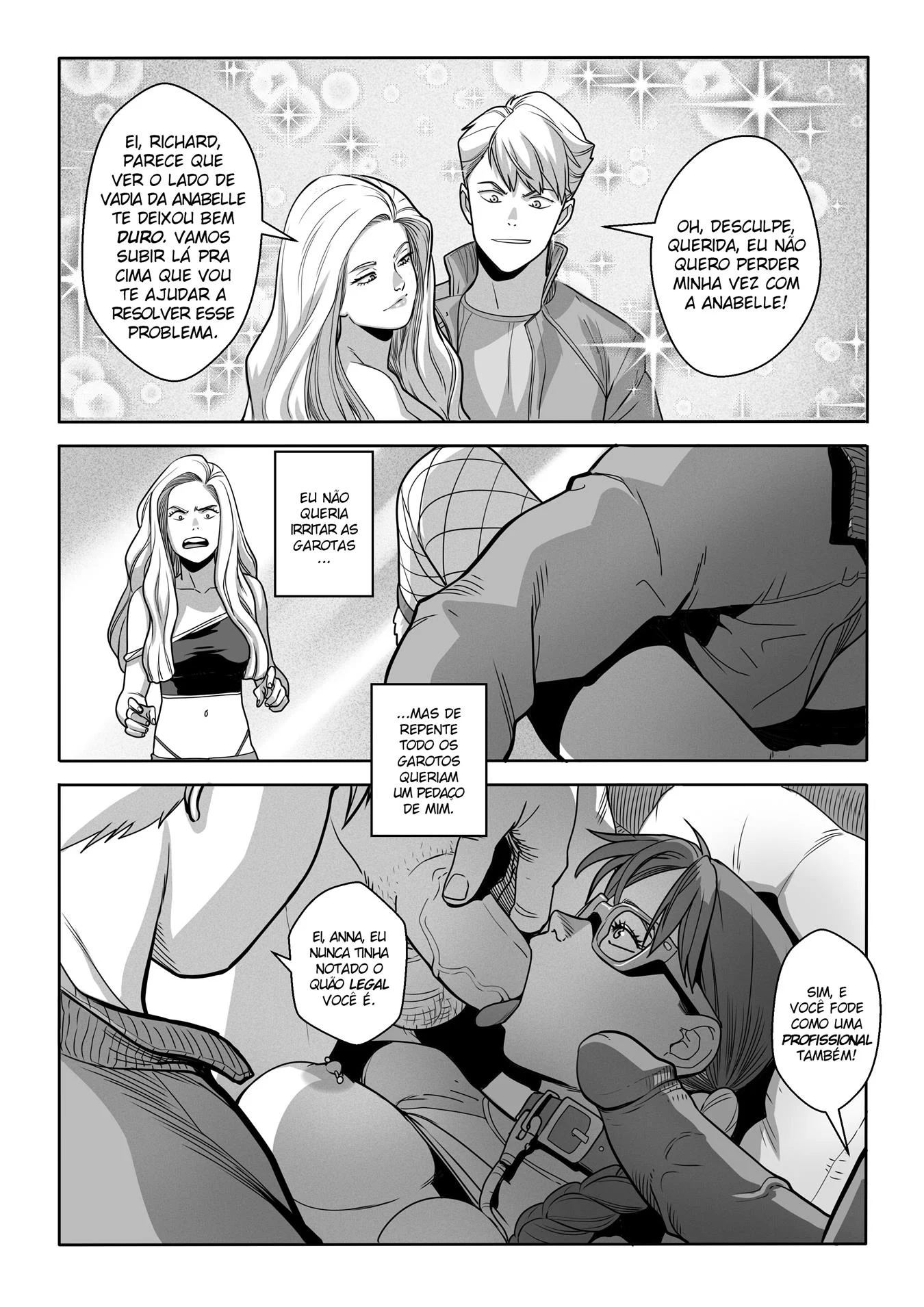 Fodendo a Nerd da Escola &ndash; Yuri &ndash; Ler Quadrinho Porno PT-BR