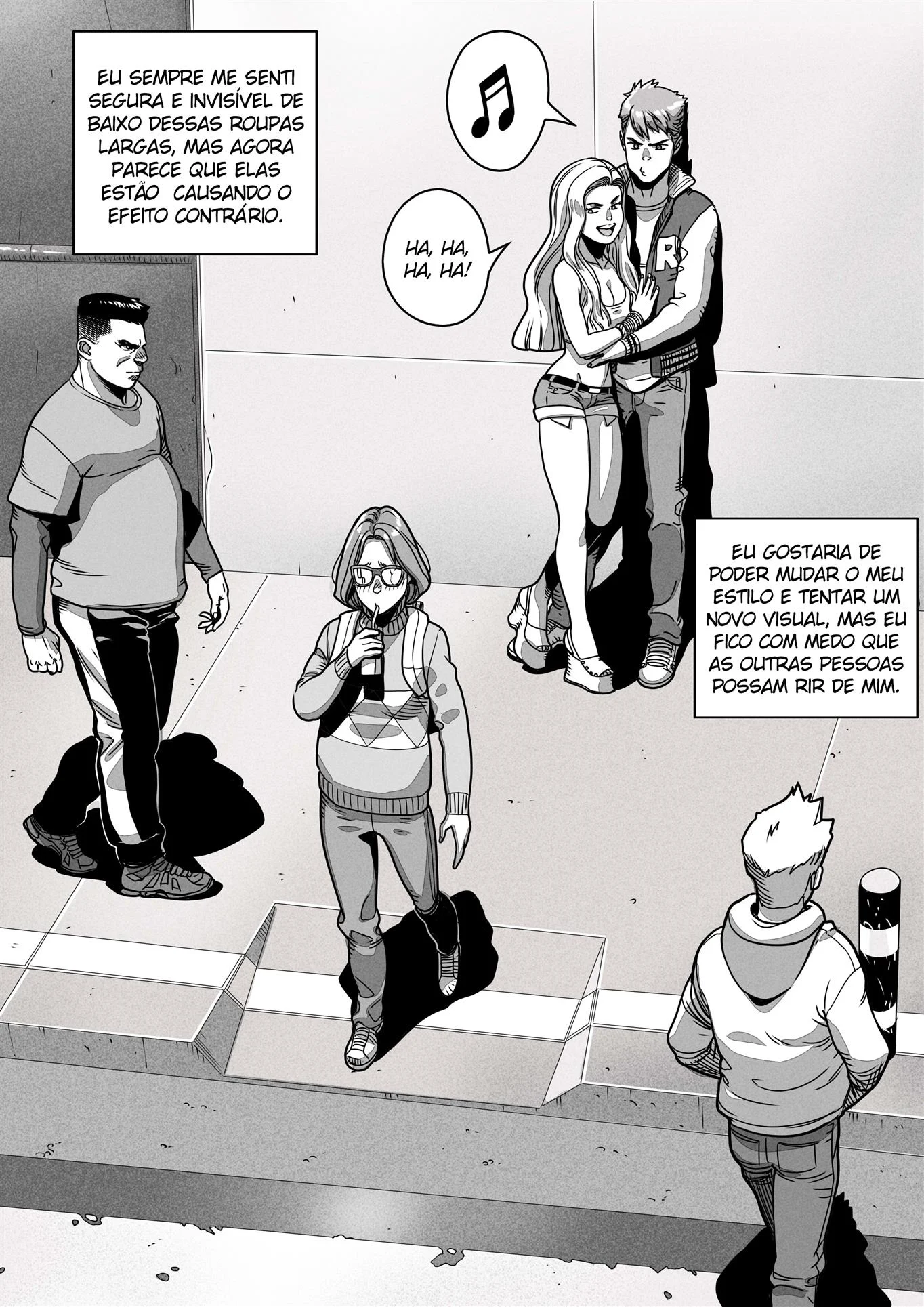 Fodendo a Nerd da Escola &ndash; Yuri &ndash; Ler Quadrinho Porno PT-BR