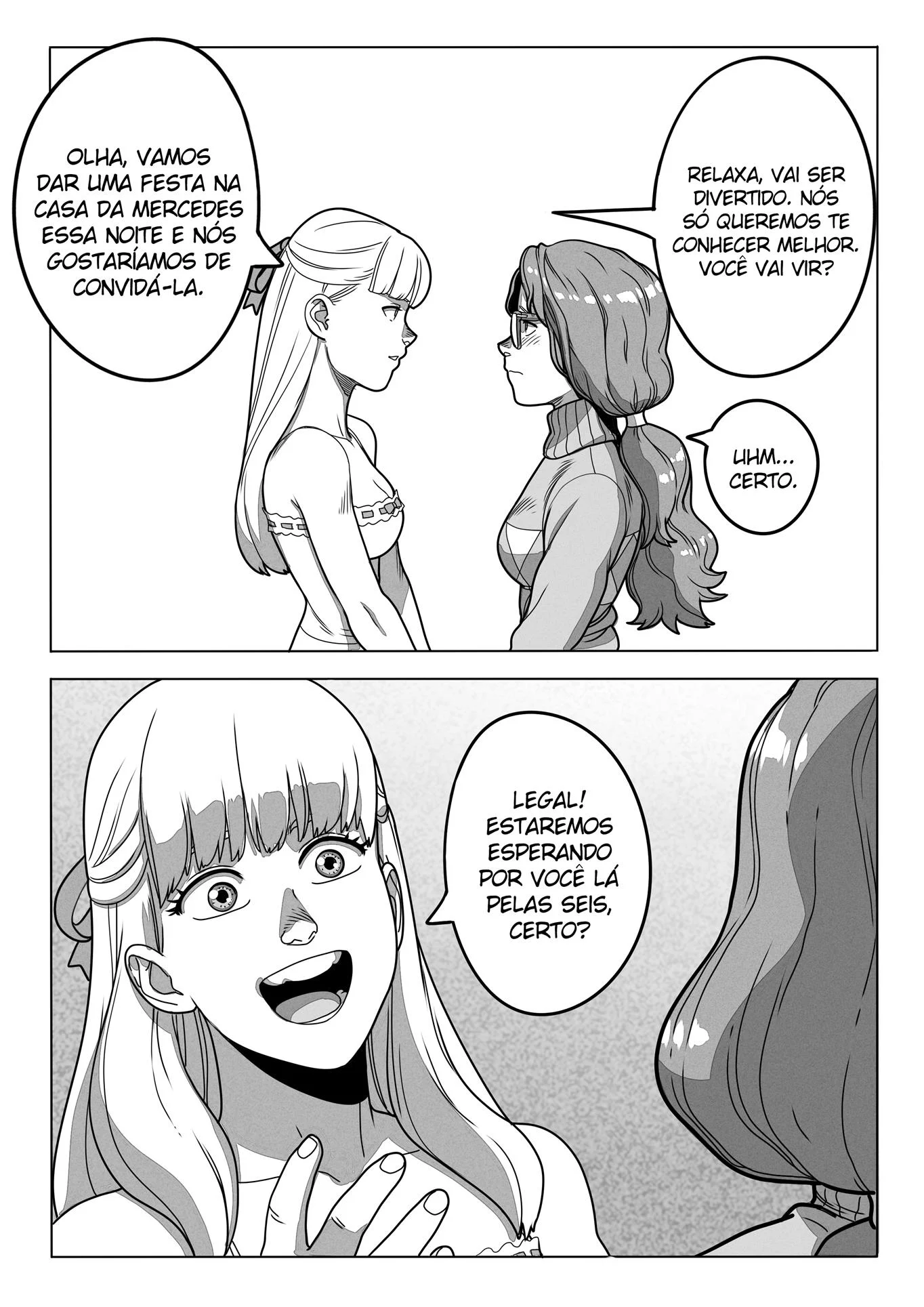 Fodendo a Nerd da Escola &ndash; Yuri &ndash; Ler Quadrinho Porno PT-BR