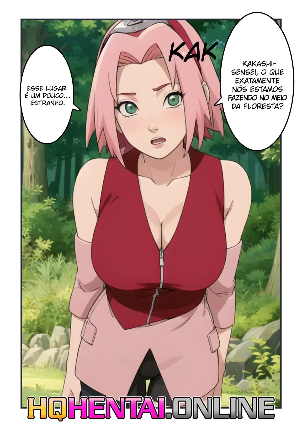 Fodendo a Sakura &ndash; Naruto Hentai &ndash; Ler Quadrinho Porno PT-BR