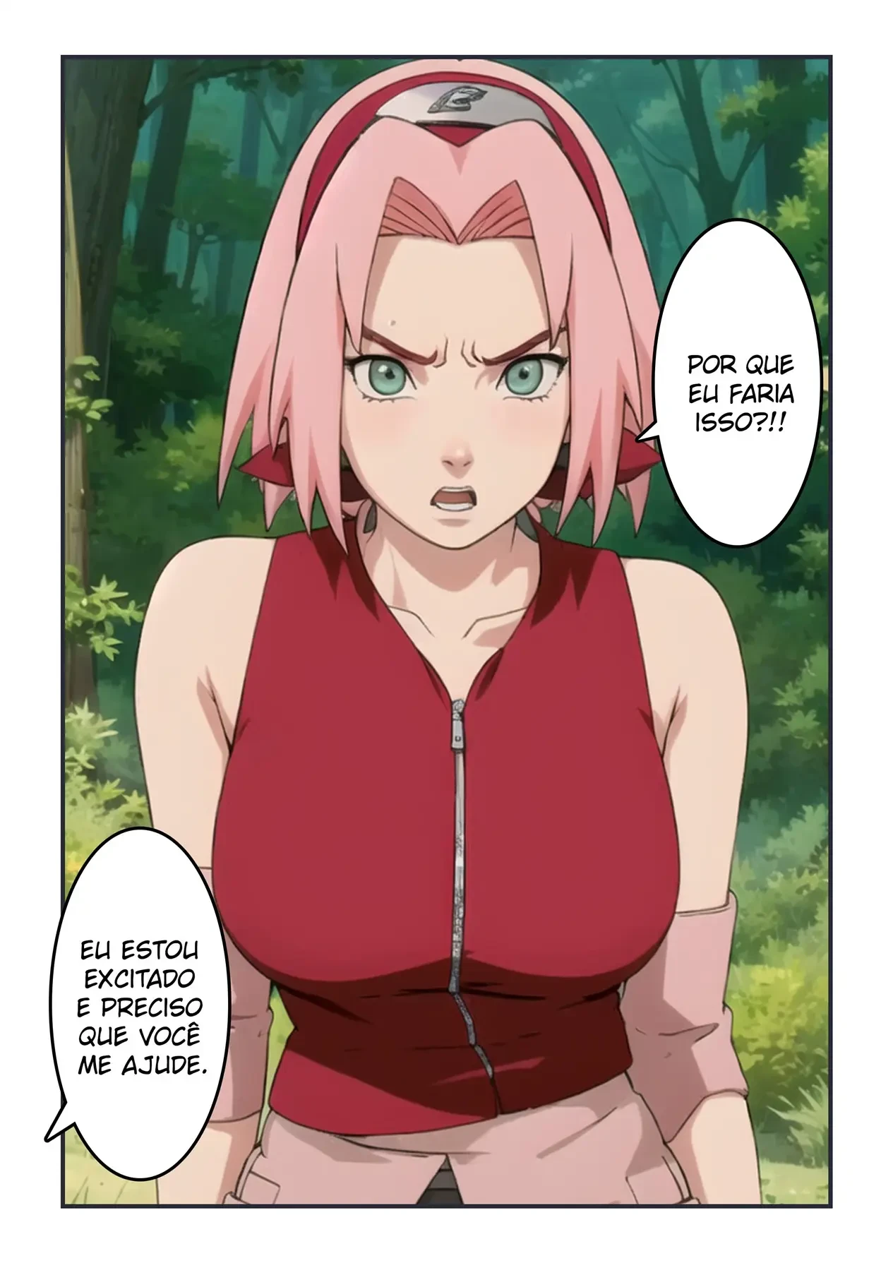 Fodendo a Sakura &ndash; Naruto Hentai &ndash; Ler Quadrinho Porno PT-BR