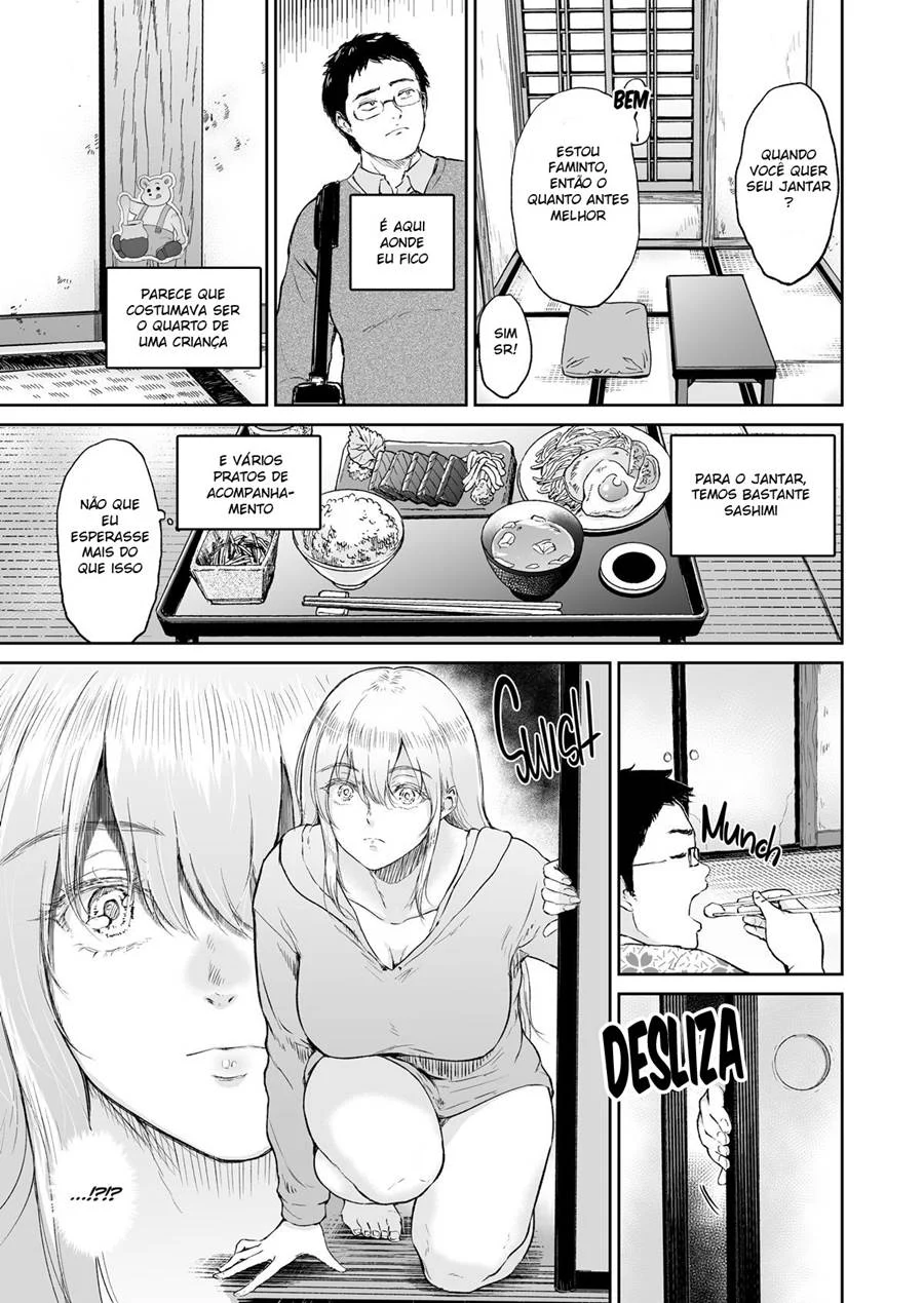 Fontes Termais em uma pousada 0 estrelas &ndash; Hentai Preto e Branco &ndash; SuperHQ