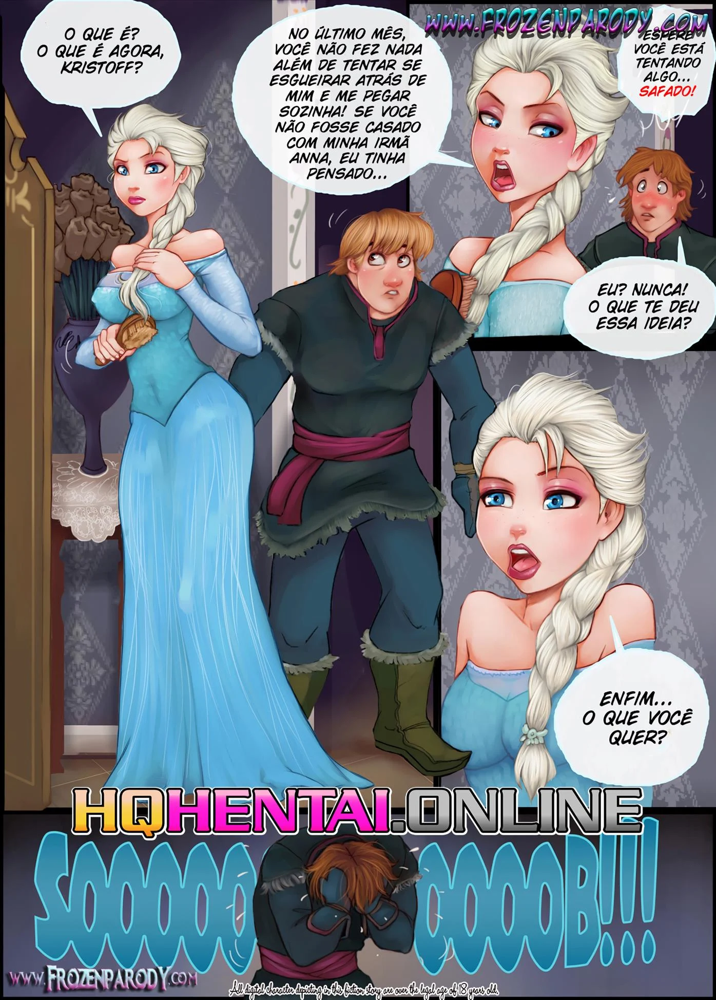 Frozen &ndash; HQ Porno &ndash; Ler Quadrinho Completos