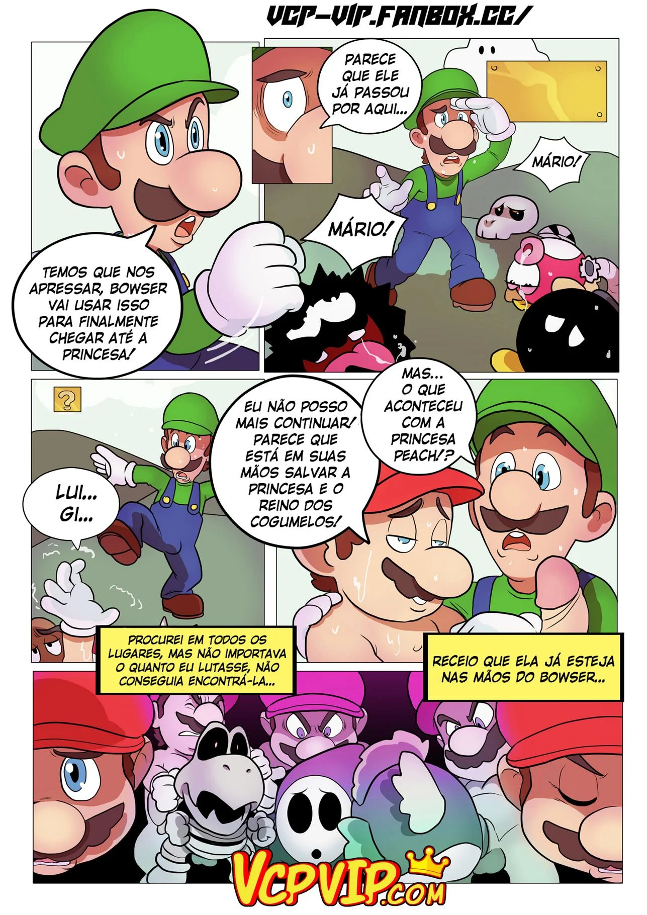 Fucker Mario Bros &ndash; Hentai Sem Censura &ndash; Todo Traduzido