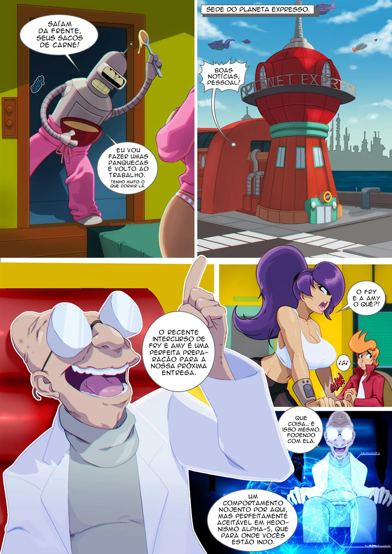 Futurama Fry e Amy &ndash; Peit&otilde;es &ndash; Tradu&ccedil;&atilde;o Nacional